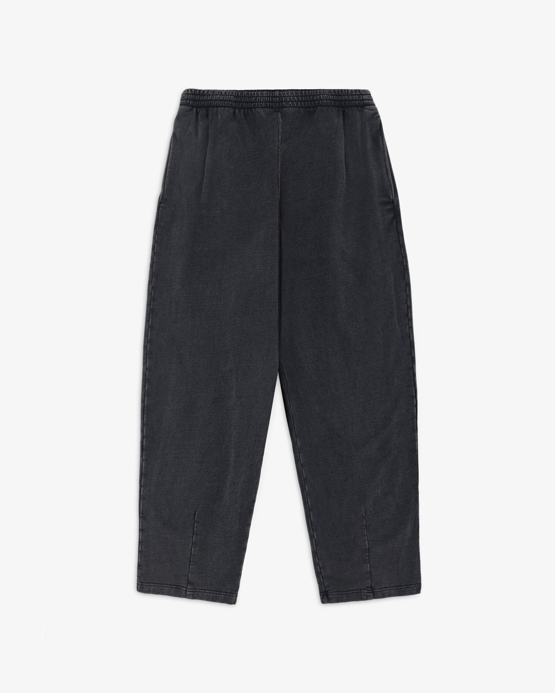 Schwarze Ballon-Hose mit Bundfalte aus 100% Bio-Baumwolle von Rotholz