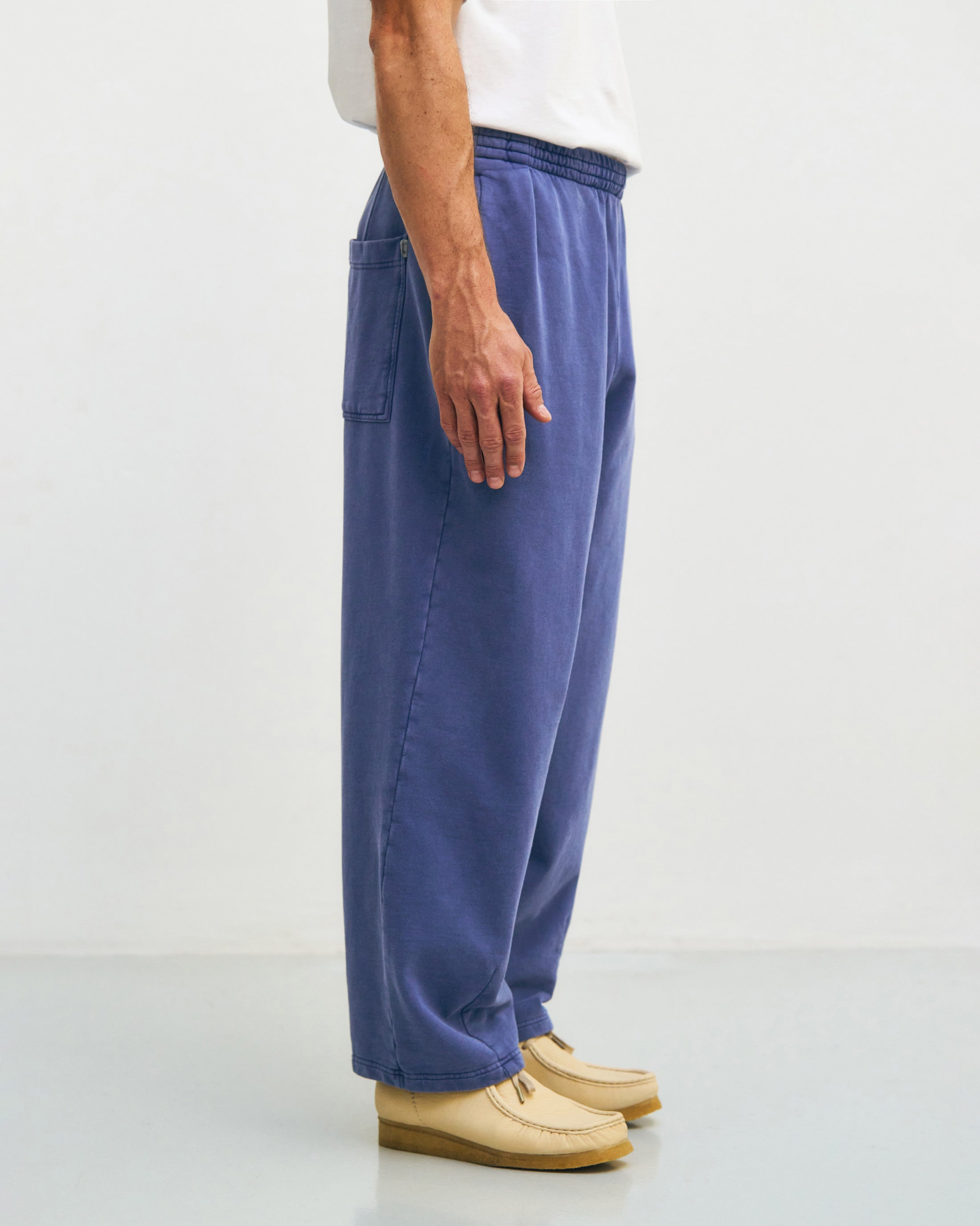 Blaue Sweathose aus100% Bio-Baumwolle von Rotholz