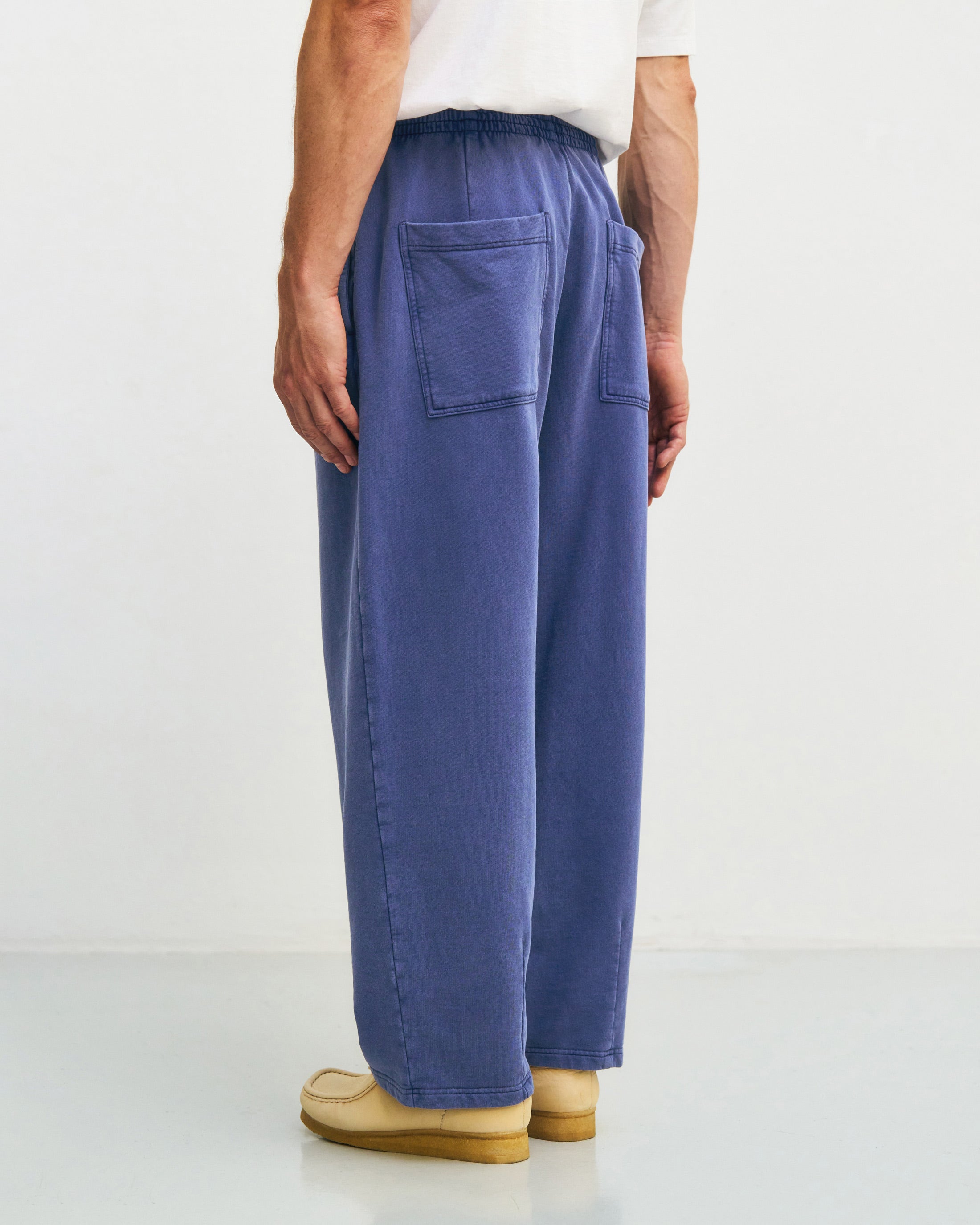 Blaue Sweathose aus100% Bio-Baumwolle von Rotholz