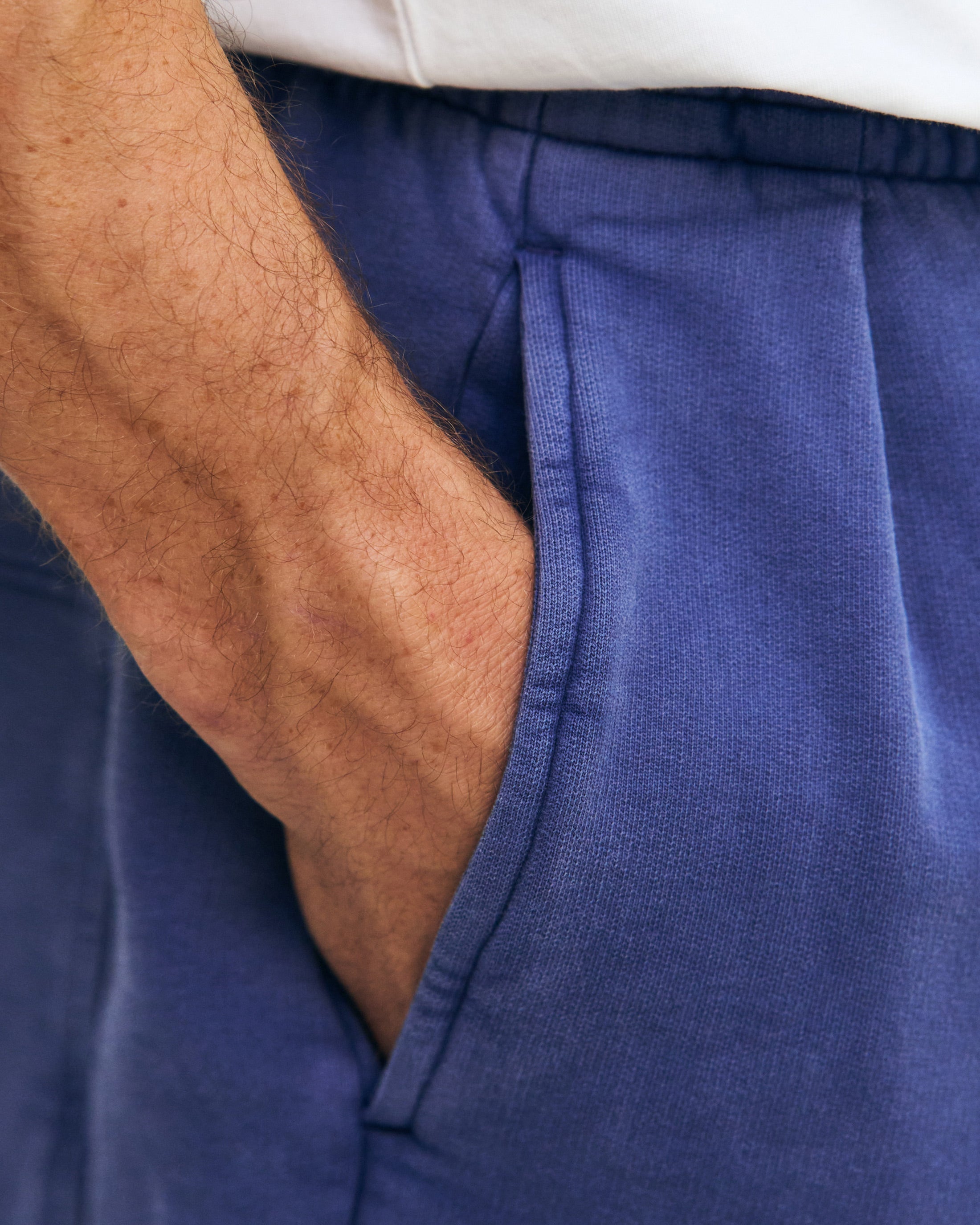 Blaue Sweathose aus100% Bio-Baumwolle von Rotholz