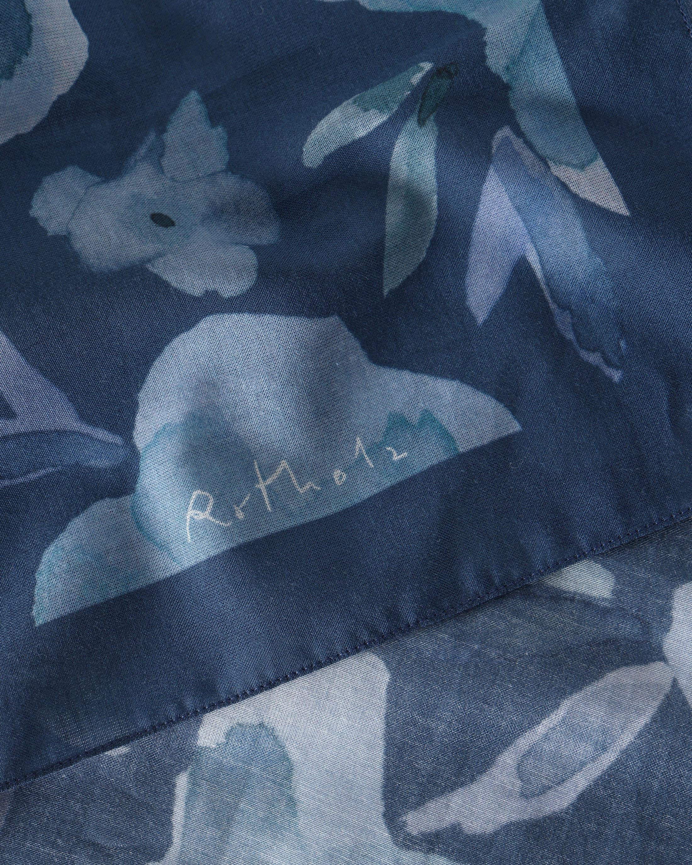 Bandana bleu en coton biologique de Rotholz