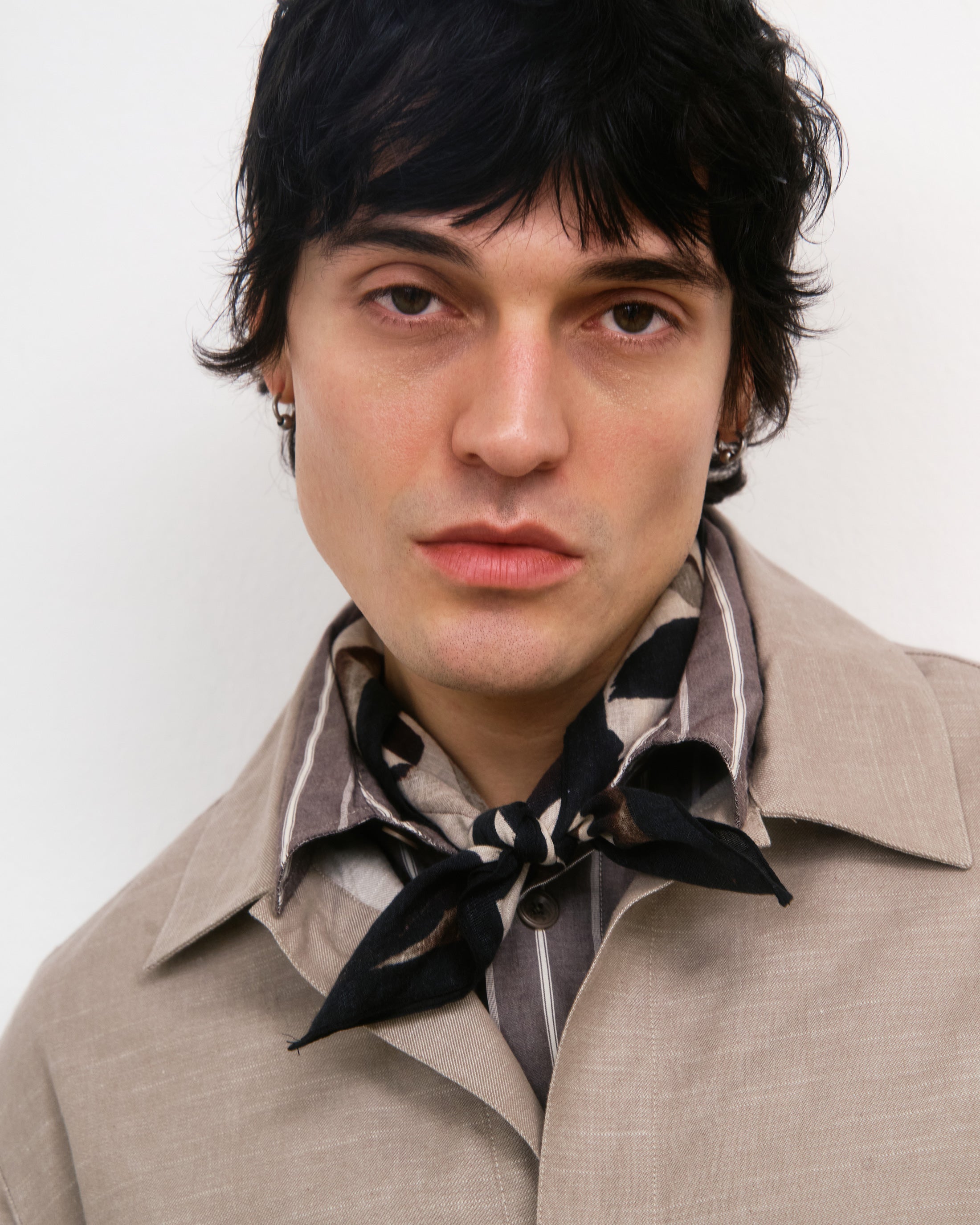 Bandana marron 100% coton bio par Rotholz