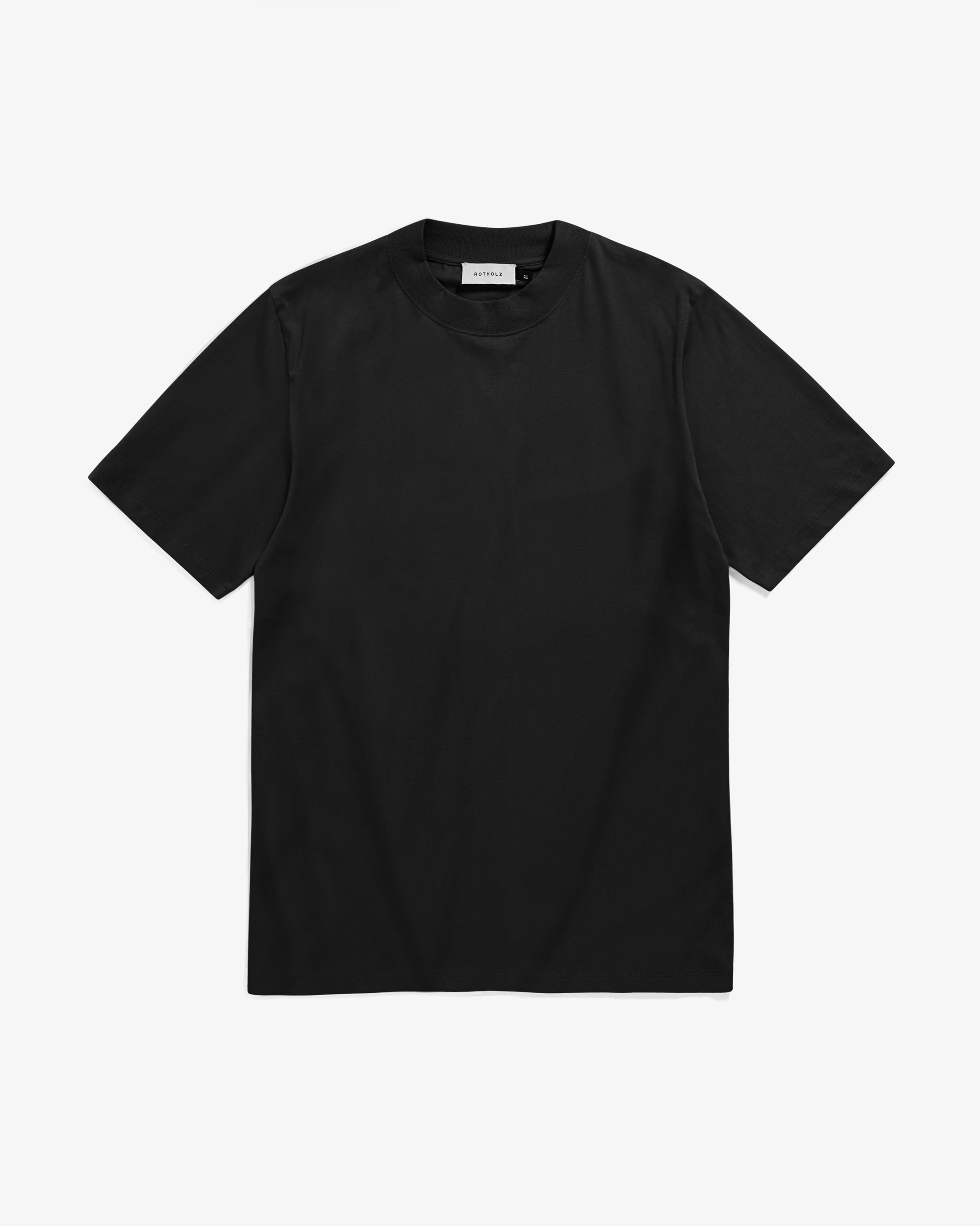Schwarzes T-Shirt aus 100% Bio-Baumwolle von Rotholz