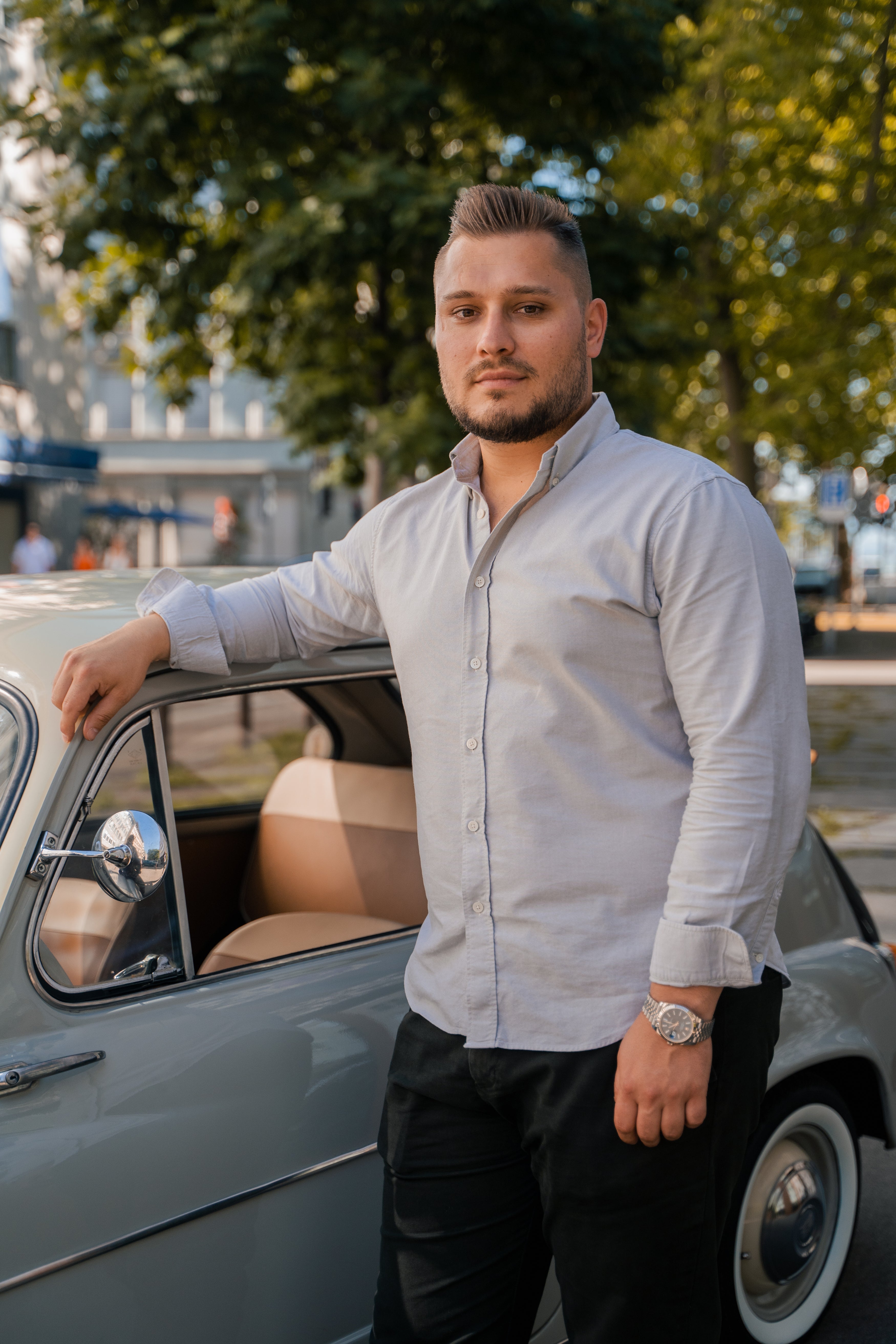 Oxford sabbia shirt