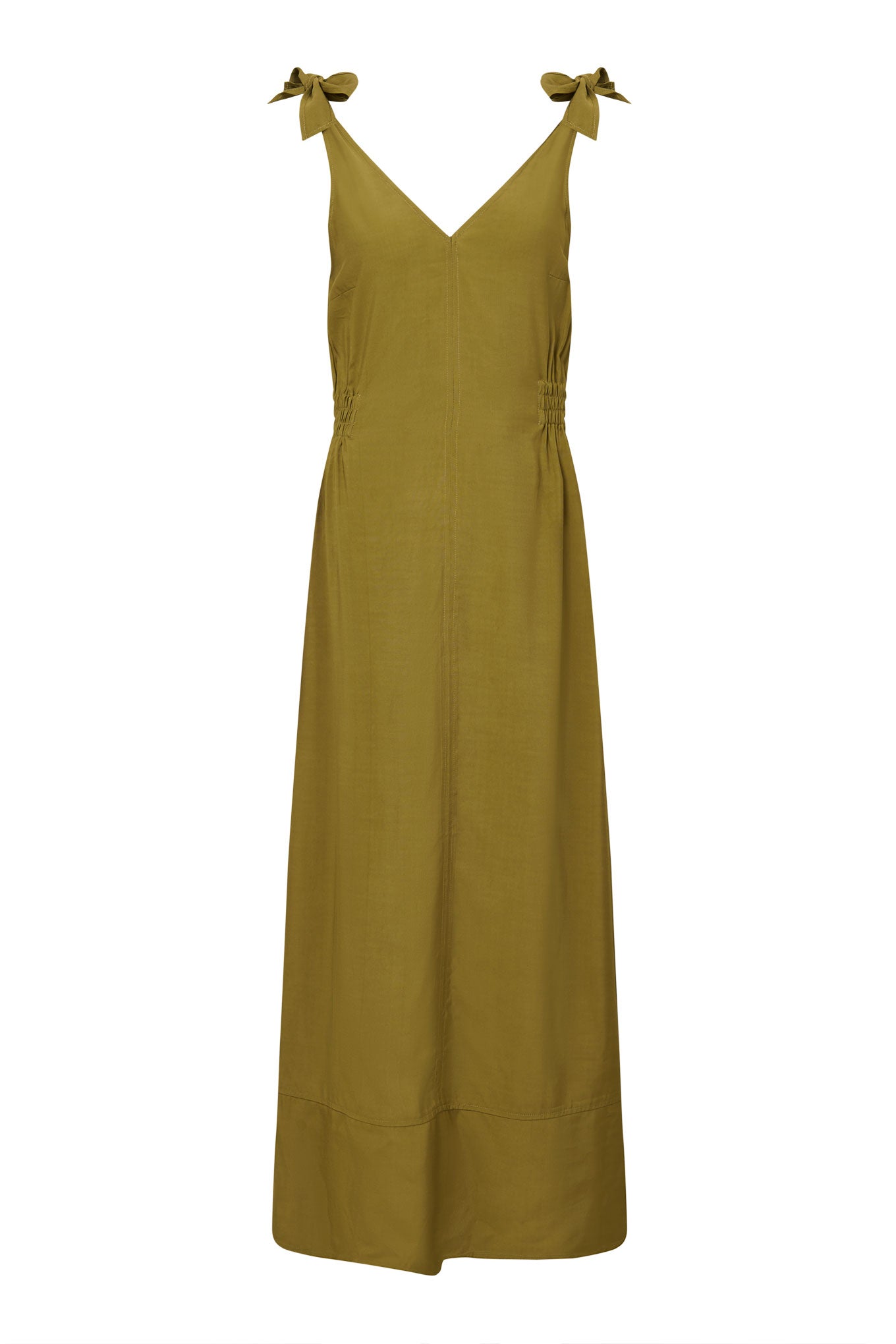 Grünes Kleid Marnie aus Ecovero & Elasthan von Komodo