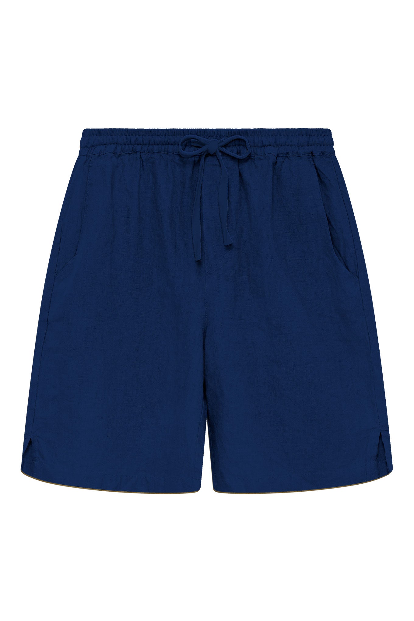 Blaue kurze Hosen Jerry aus 100% Leinen von Komodo