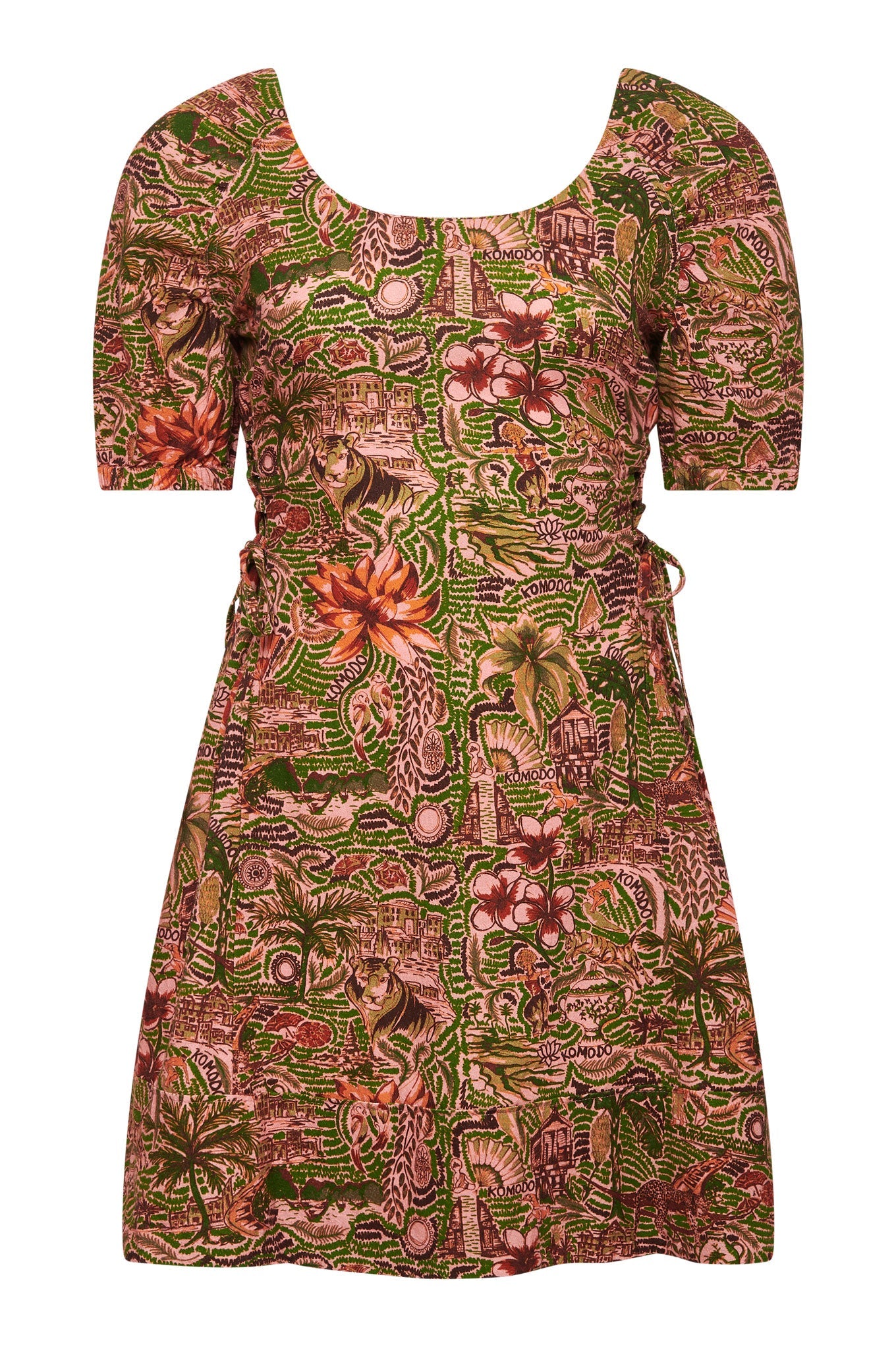 Buntes Kleid BALI aus 100% Bio-Baumwolle von Komodo