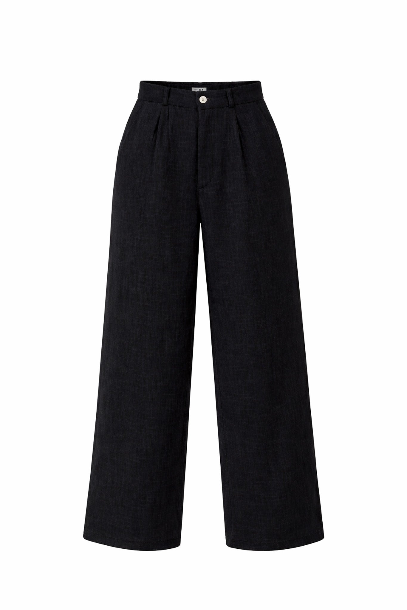Schwarze Hosen the Lauren aus 100% Bio-Baumwolle von Pura Clothing