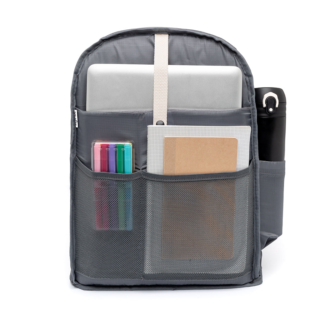 Schwarzer Rucksack Capsule (15l) aus recycelten PET-Plastikflaschen