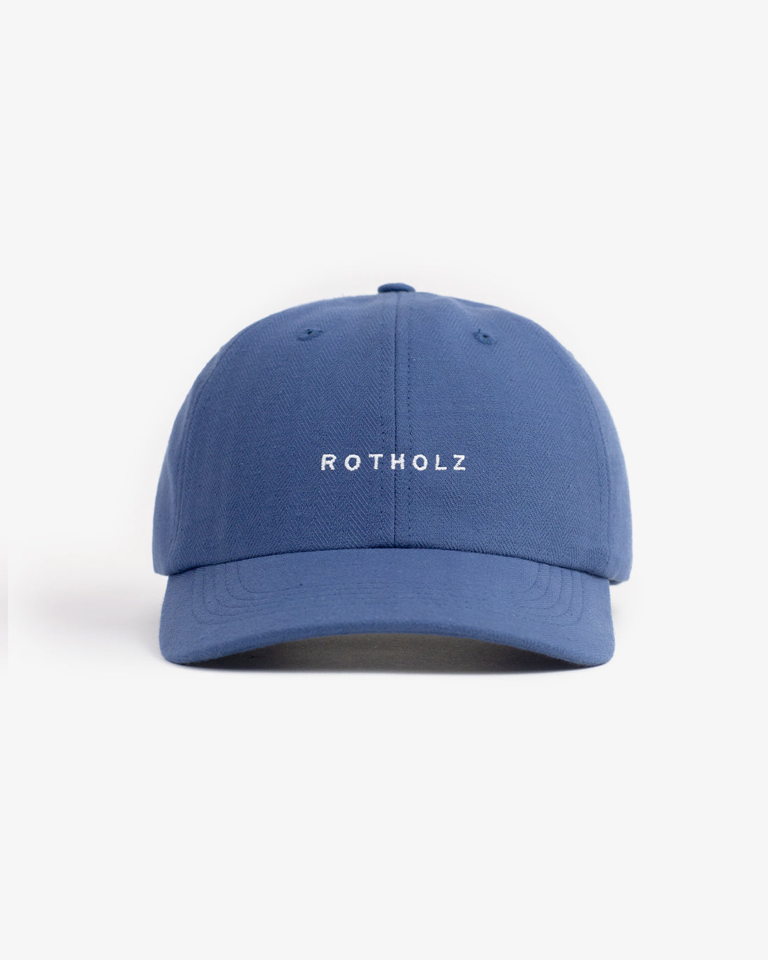 Casquette bleue Dad en coton 100% biologique de Rotholz