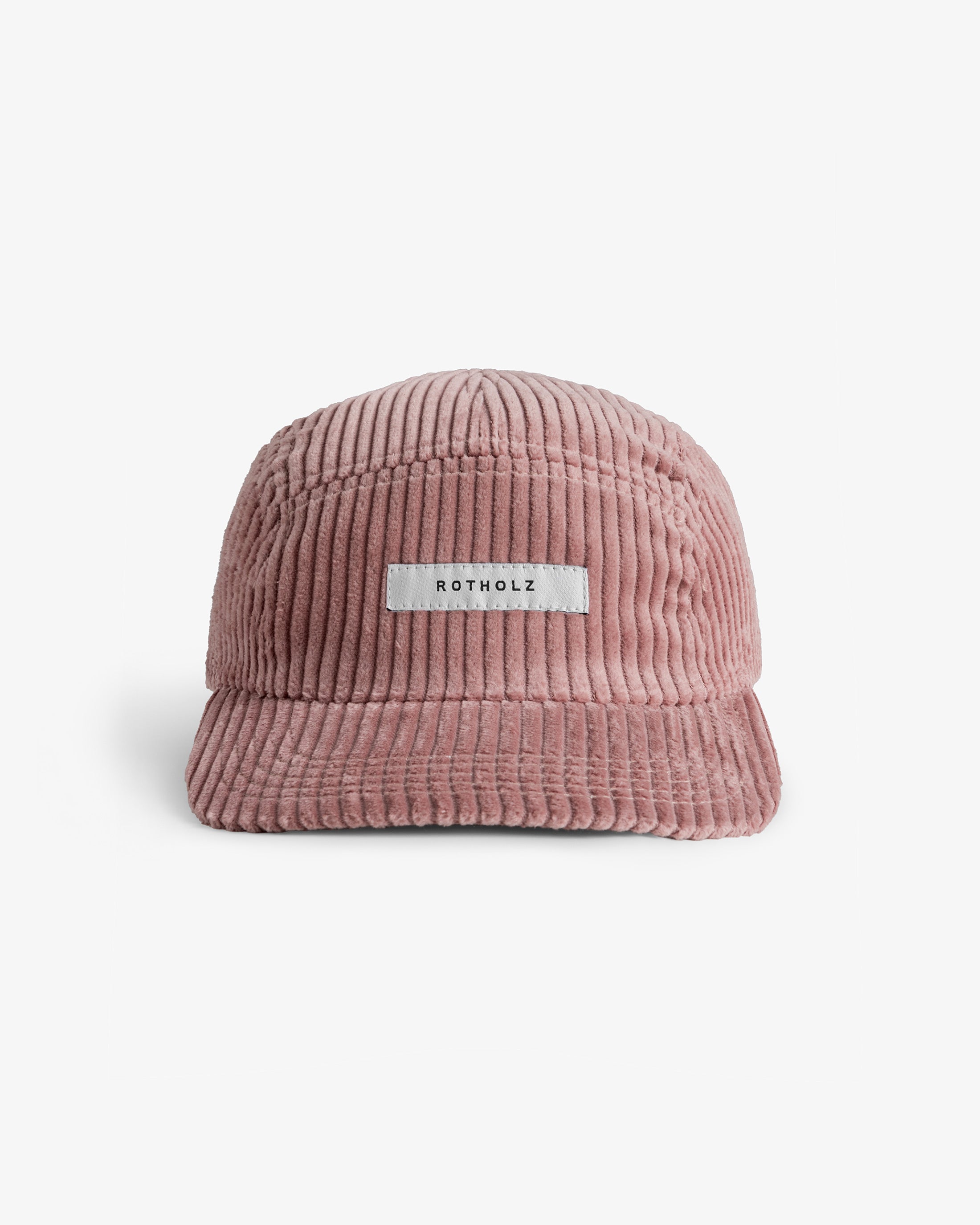 Pinke Cap Cord 5-Panel aus Bio-Baumwolle von Rotholz