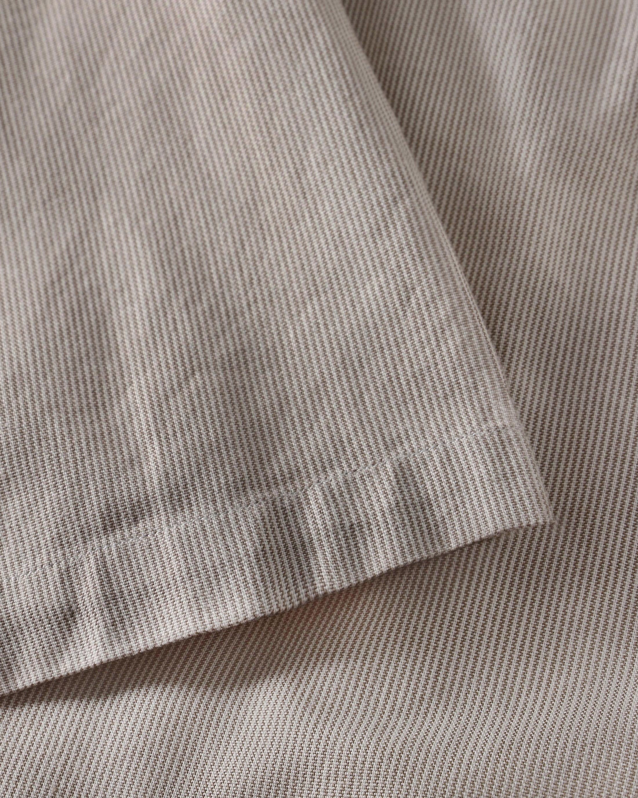 Chemise Bowling beige en coton biologique Rotholz