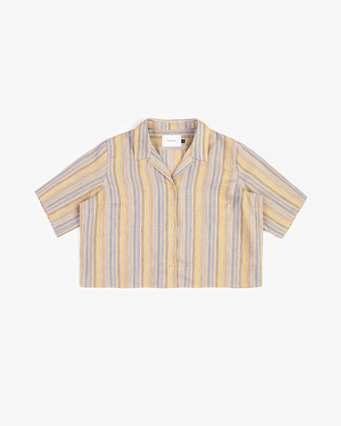 Striped shirt made of 100% organic cotton &amp; linen by Rotholz