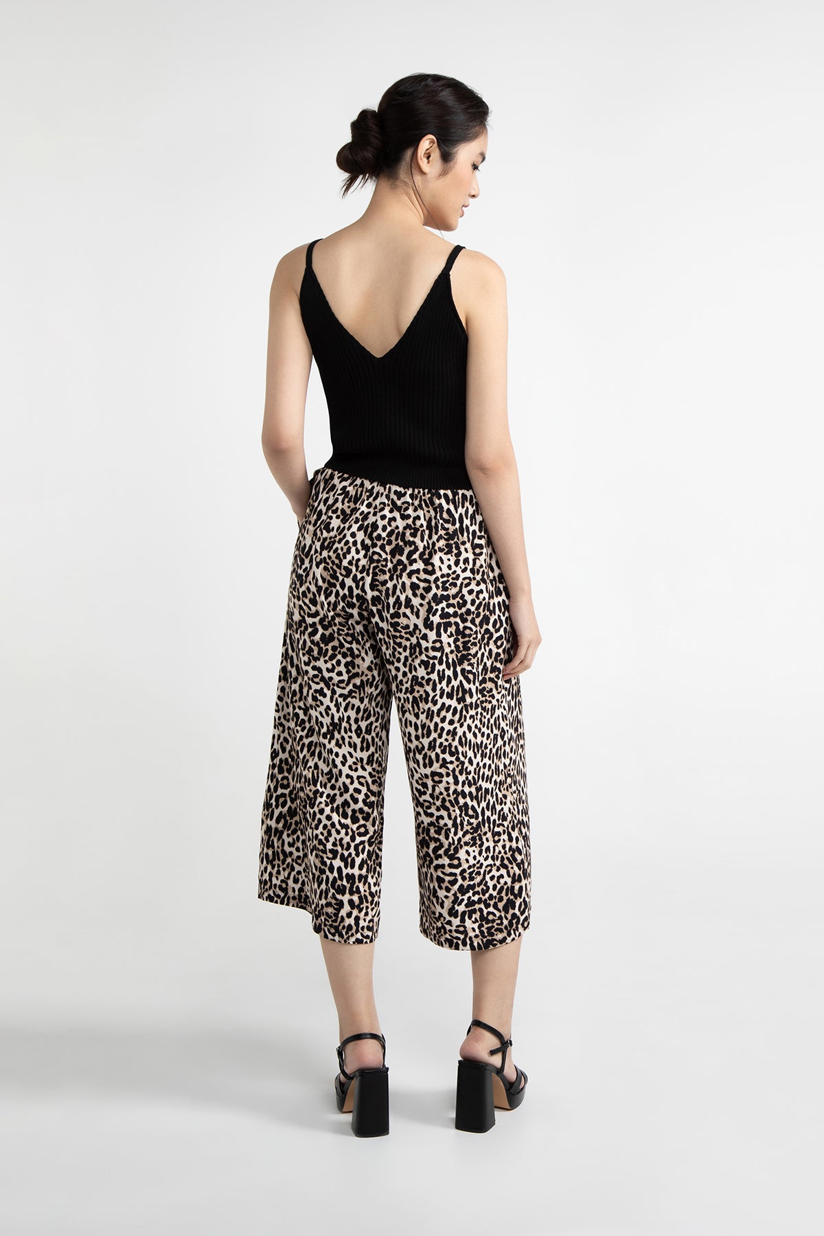 TAVIRA trousers in Leo Jacquard by LOVJOI made of Cupro and Ecovero™
