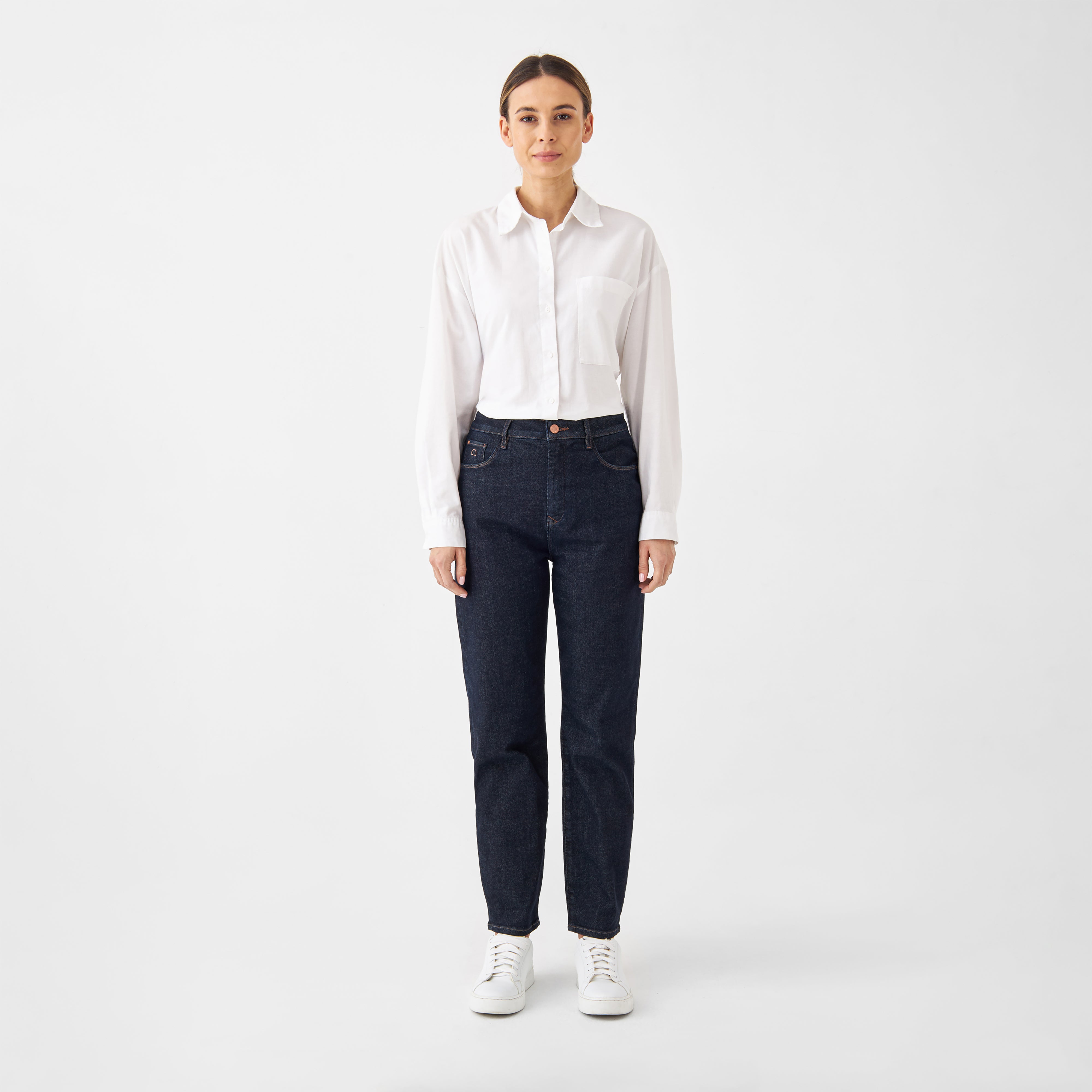 Dunkelblaue Jeans STARDUST O-Shape Classic aus Bio-Baumwolle von Dawn Denim