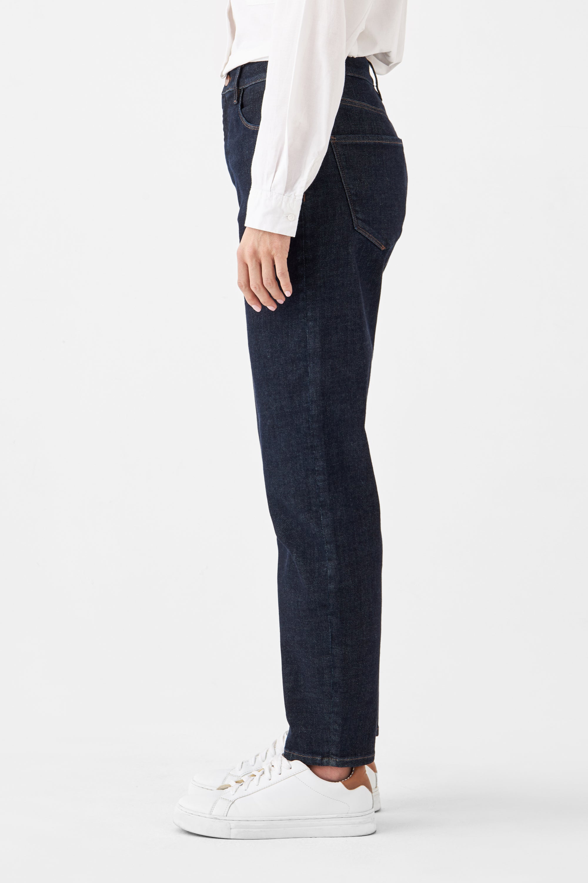 Dunkelblaue Jeans STARDUST O-Shape Classic aus Bio-Baumwolle von Dawn Denim