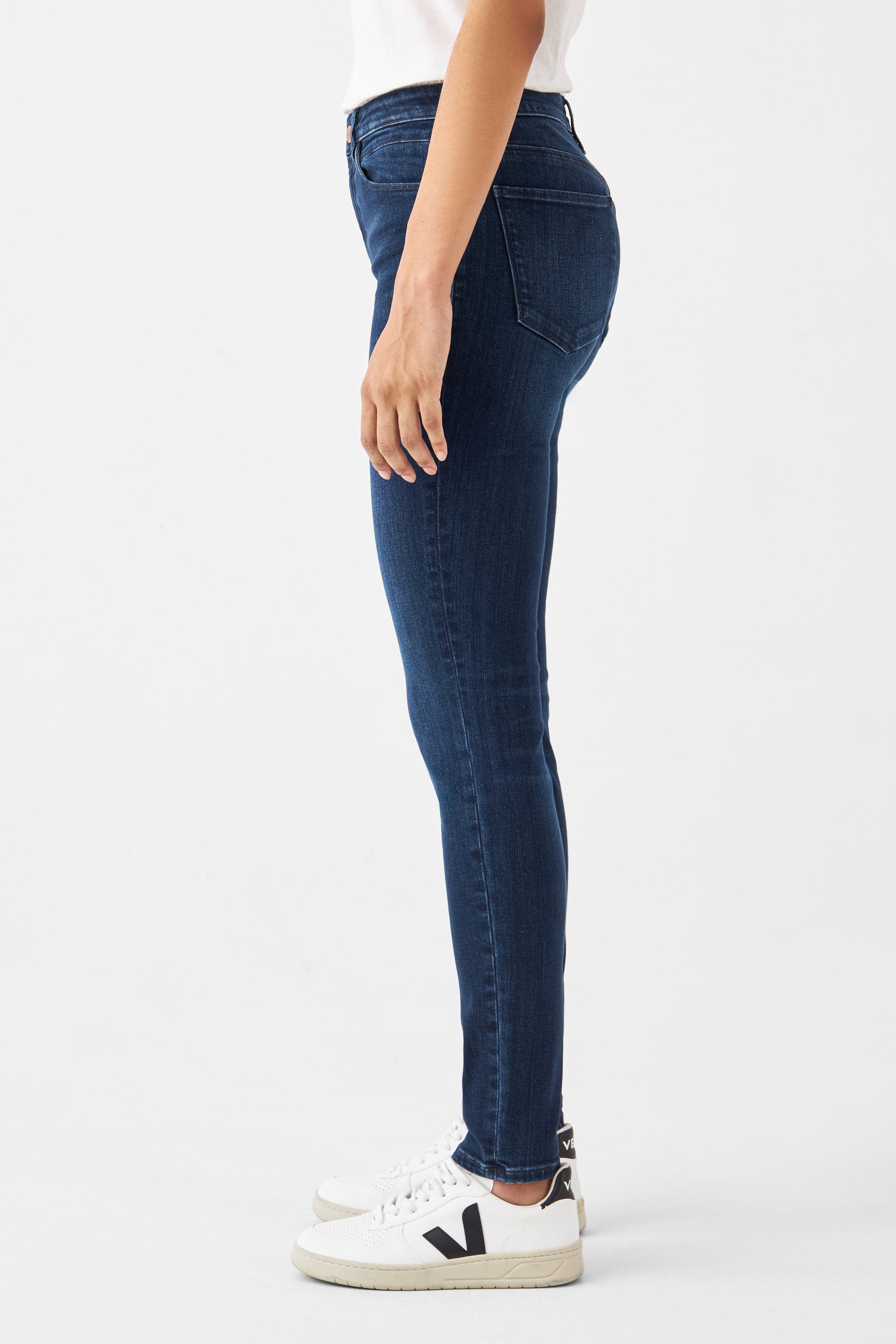 Blaue Jeans SUN UP Skinny Basic aus Bio-Baumwolle von Dawn Denim