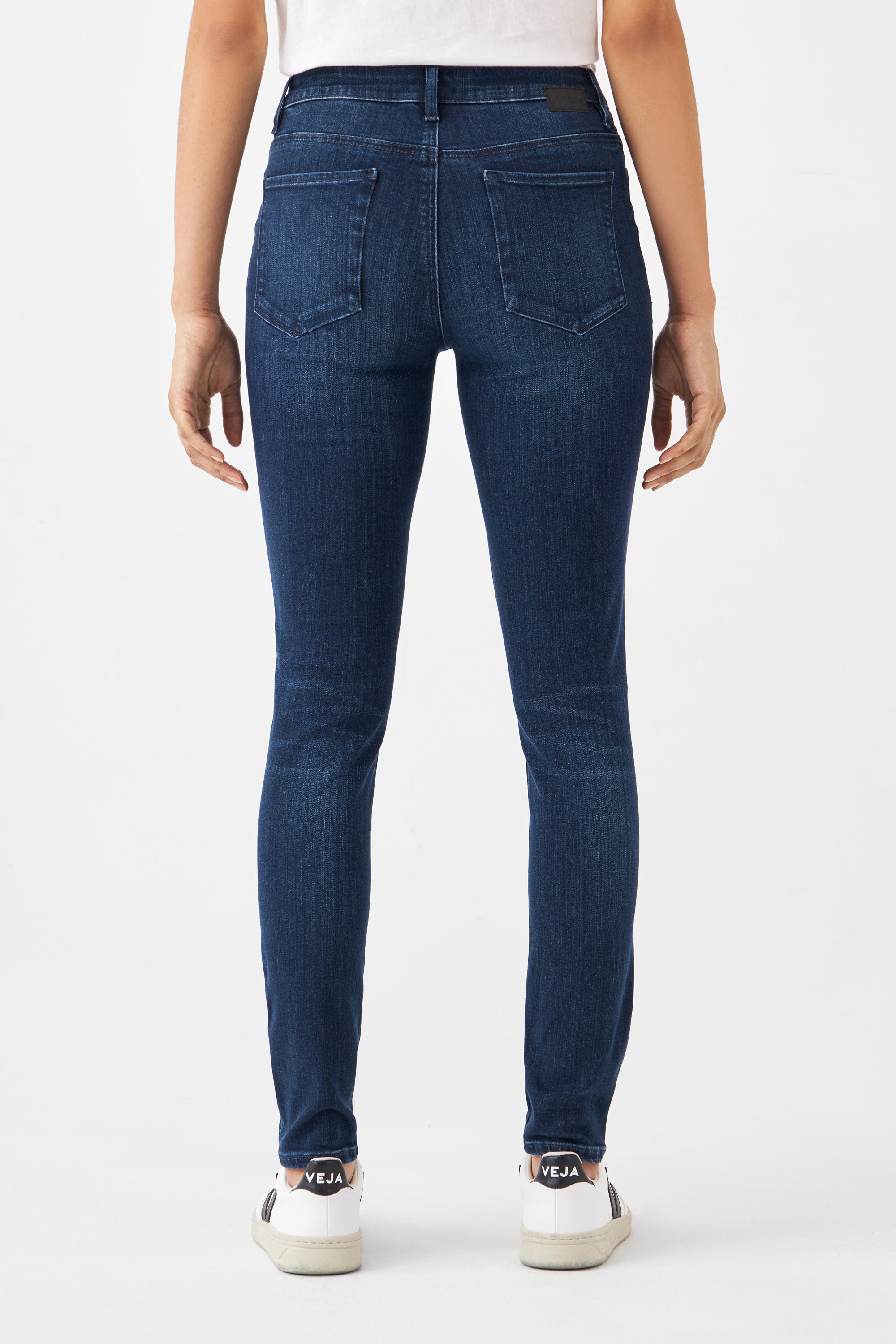 Blue SUN UP Skinny Basic jeans made from organic cotton by Dawn Denim
