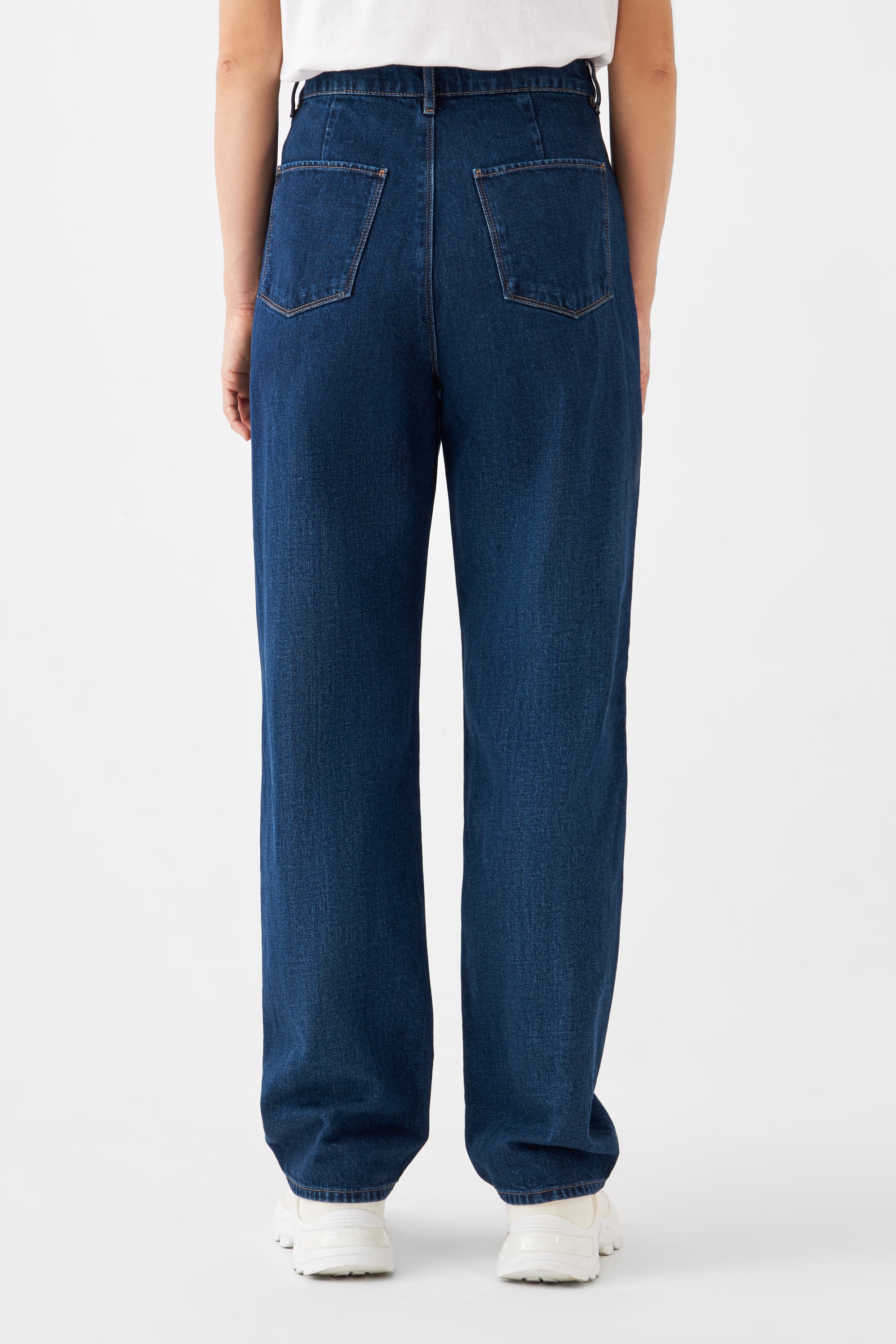 Dark blue jeans DAWN Wide Straight made of organic cotton by Dawn Denim