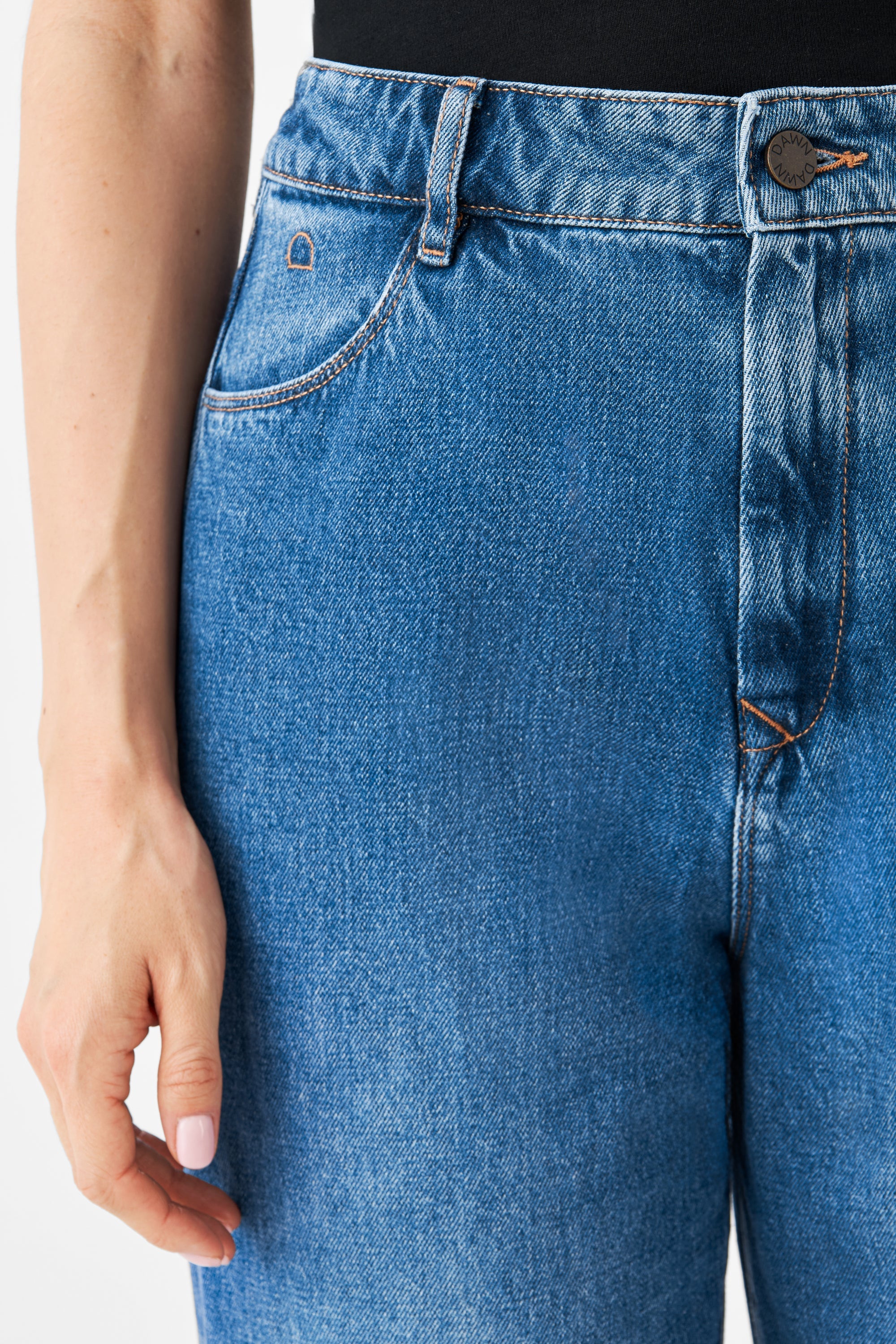 Blue jeans DAWN Wide Straight made of organic cotton by Dawn Denim