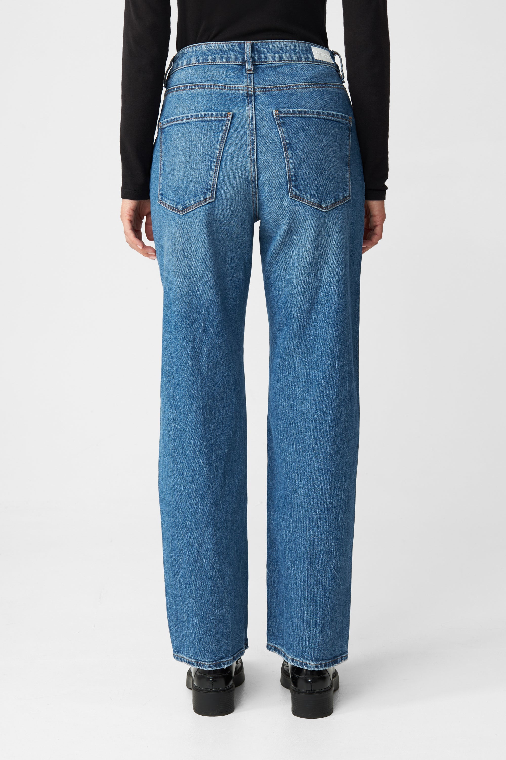 Blaue Jeans MORNING Regular Straight aus Bio-Baumwolle von Dawn Denim