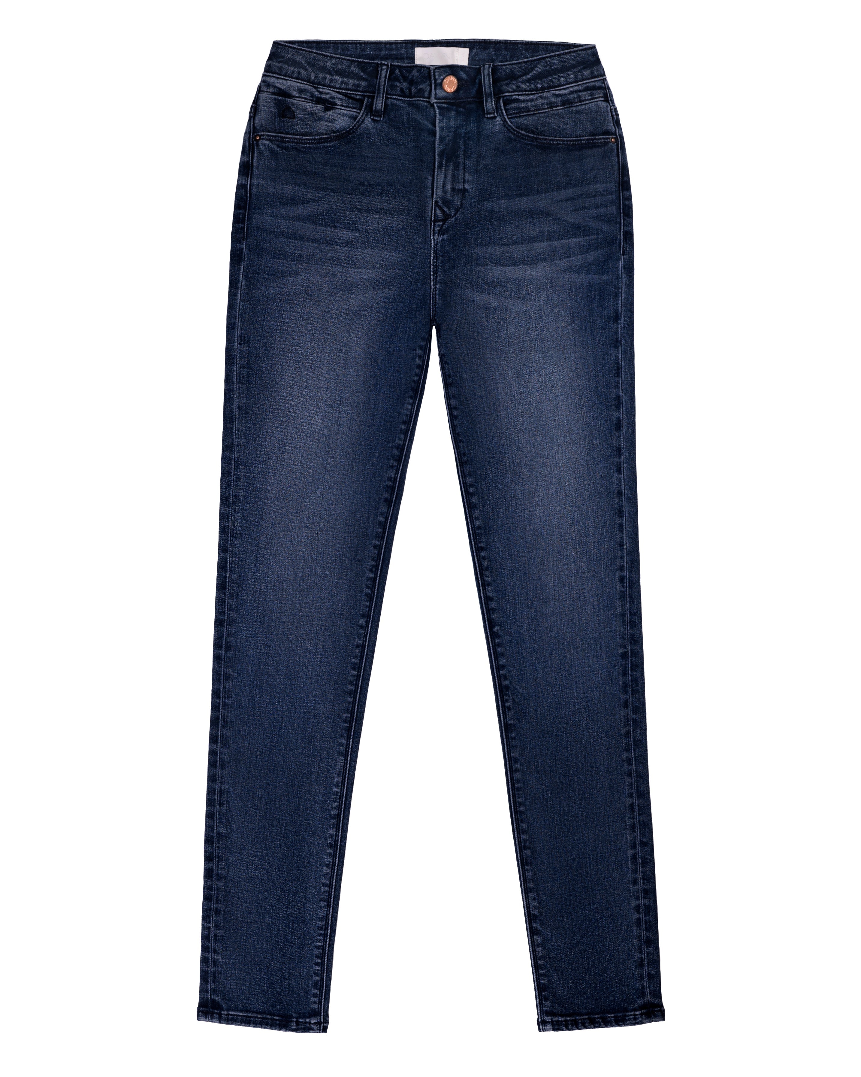 Blue SUN UP Skinny Basic jeans made from organic cotton by Dawn Denim