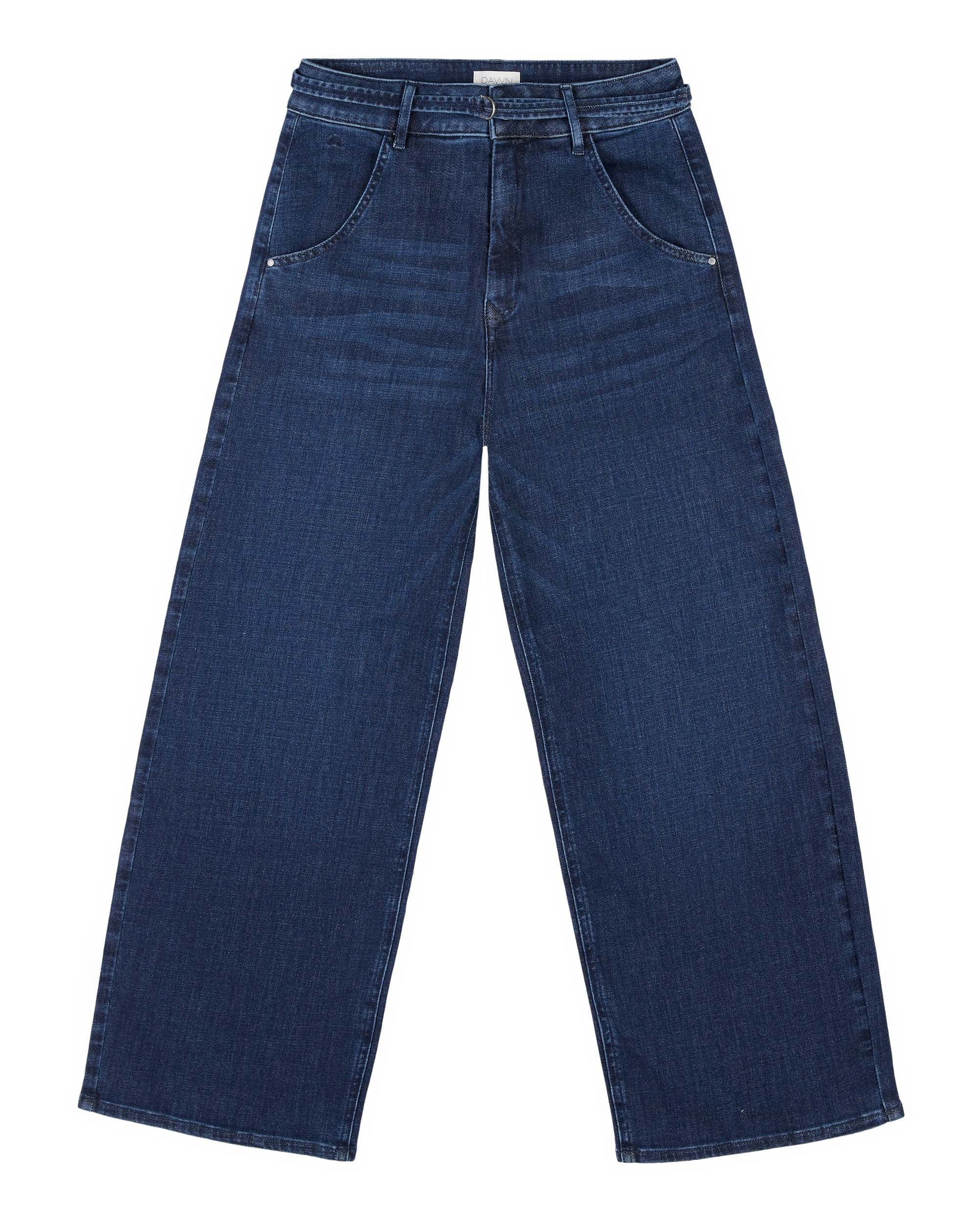 Blue BLINK High Waist Jeans made from organic cotton by Dawn Denim