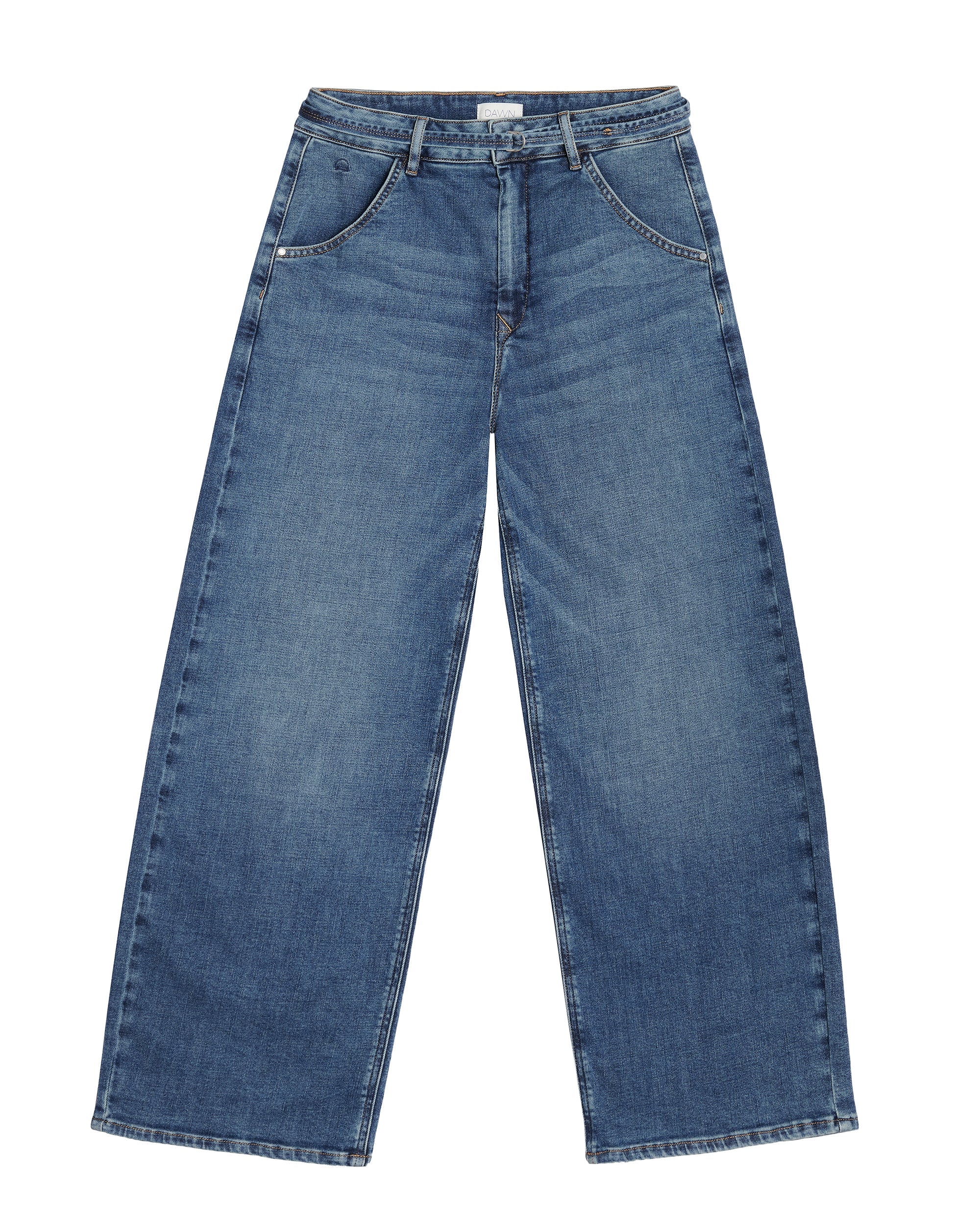 Blue BLINK High Waist Jeans made from organic cotton by Dawn Denim