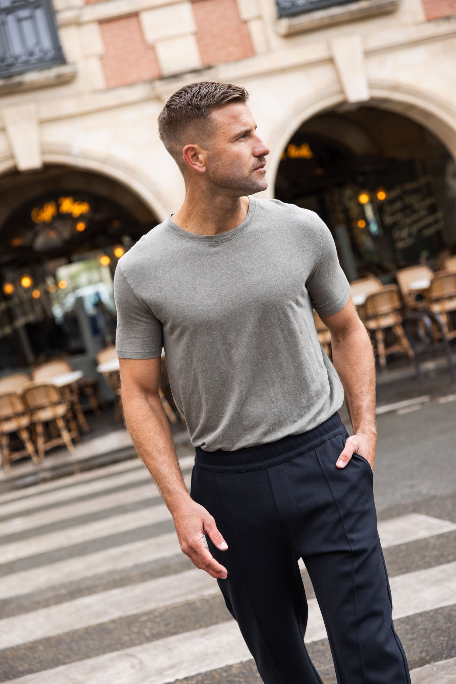 Leinen T-Shirt in mehreren Farben von Dirts