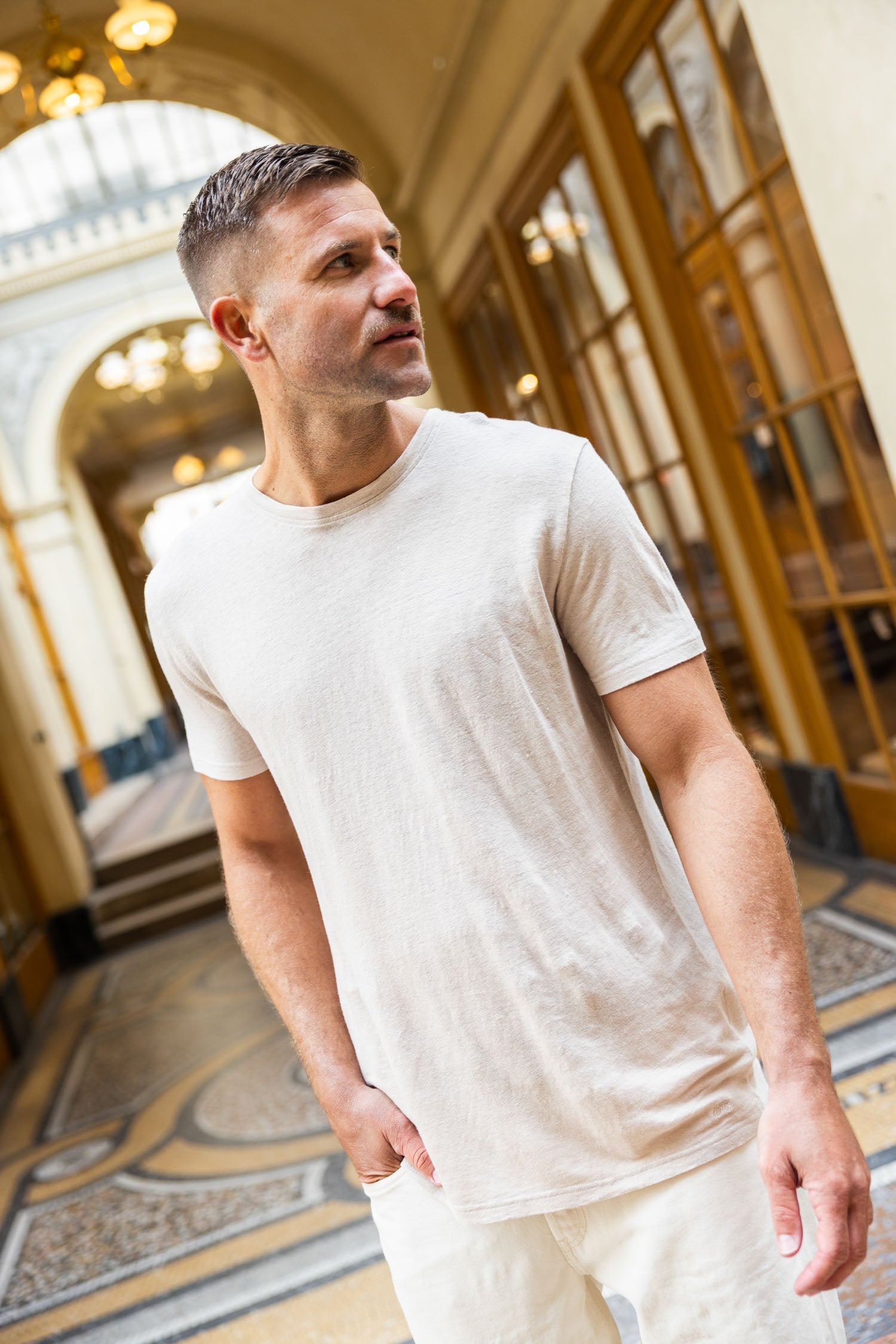 Leinen T-Shirt in mehreren Farben von Dirts