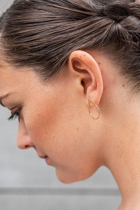 Boucles d'oreilles « Une goutte dans l'océan » en argent par V Design Lab