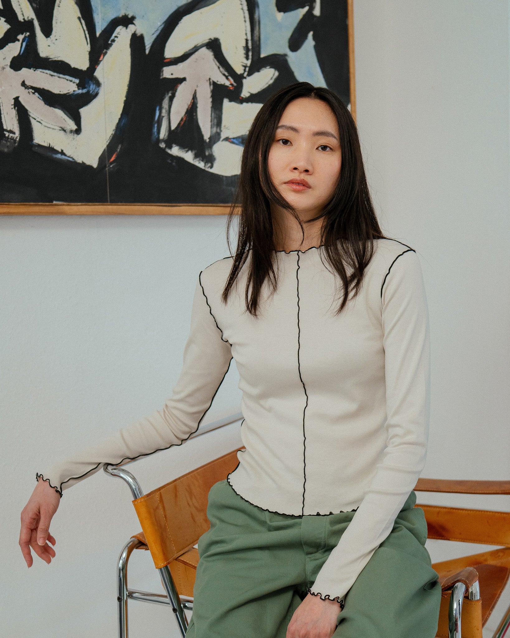 Rotholz White Pin-Tucked Organic Cotton Long-Sleeve Shirt
