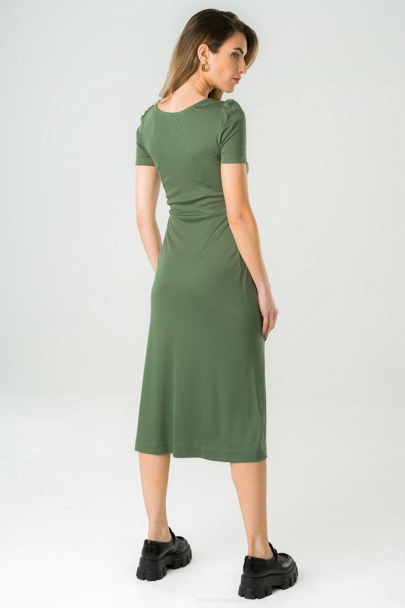 Green dress Victoria made of 100% Tencel by Avani