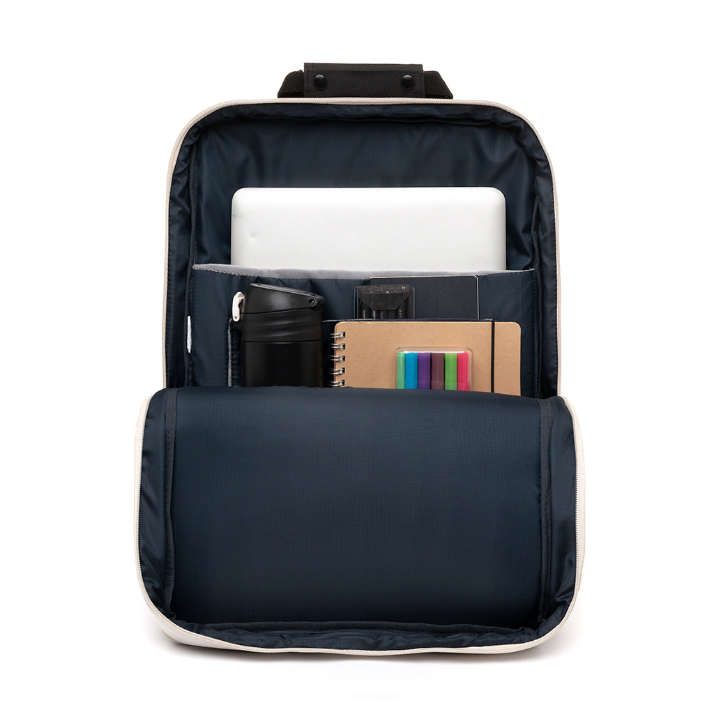Bunter Rucksack Daily Business (12l) aus recycelten PET-Plastikflaschen