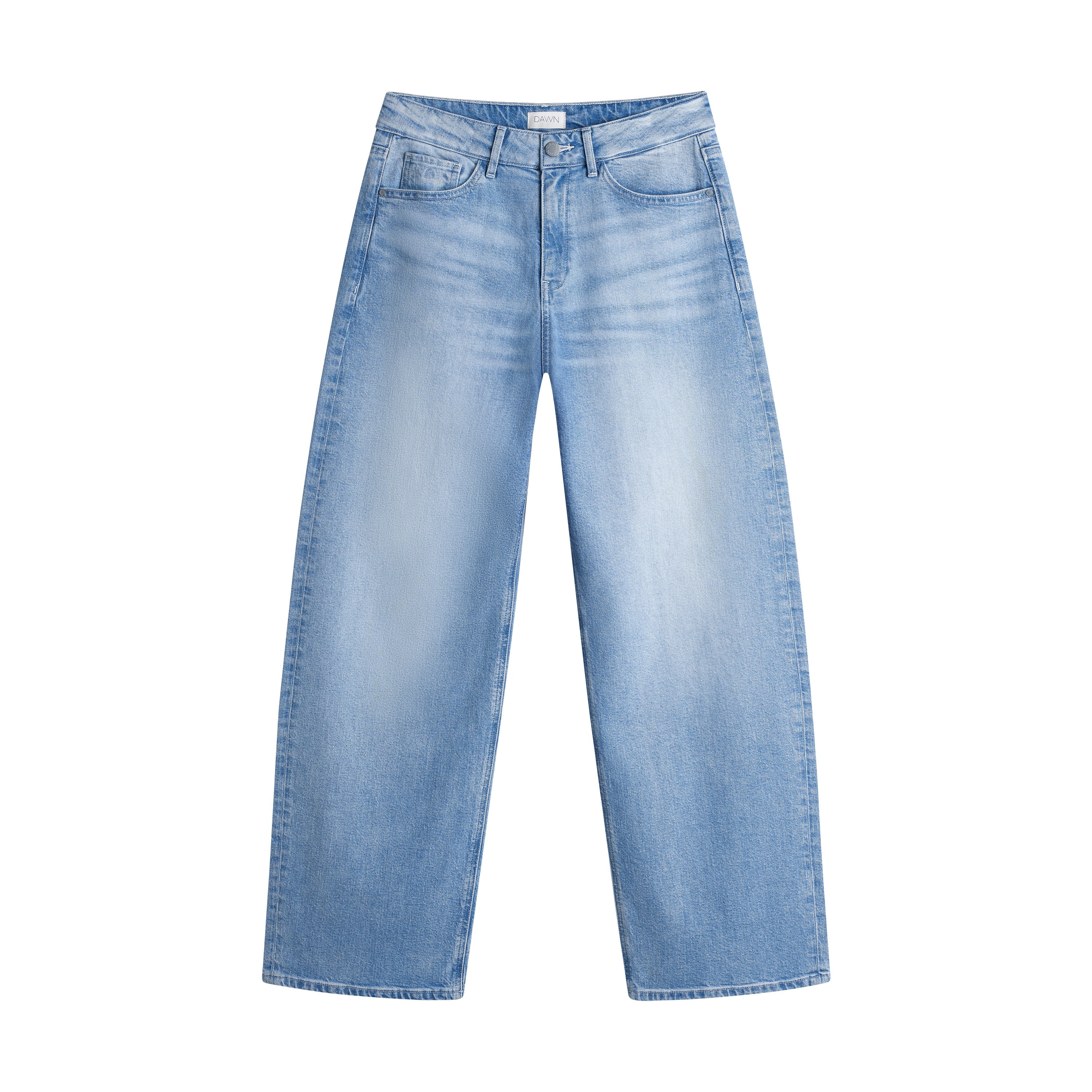 Hellblaue Jeans ASH Barrel Leg aus Bio-Baumwolle von Dawn Denim