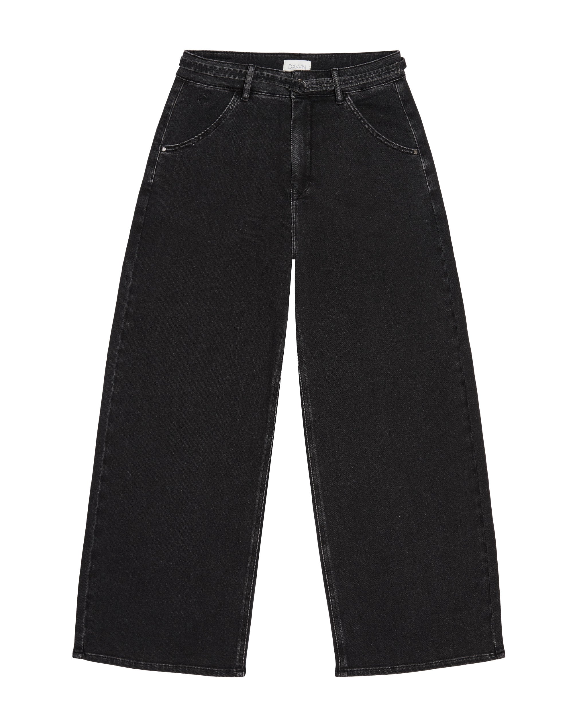 Black BLINK jeans made from organic cotton by Dawn Denim
