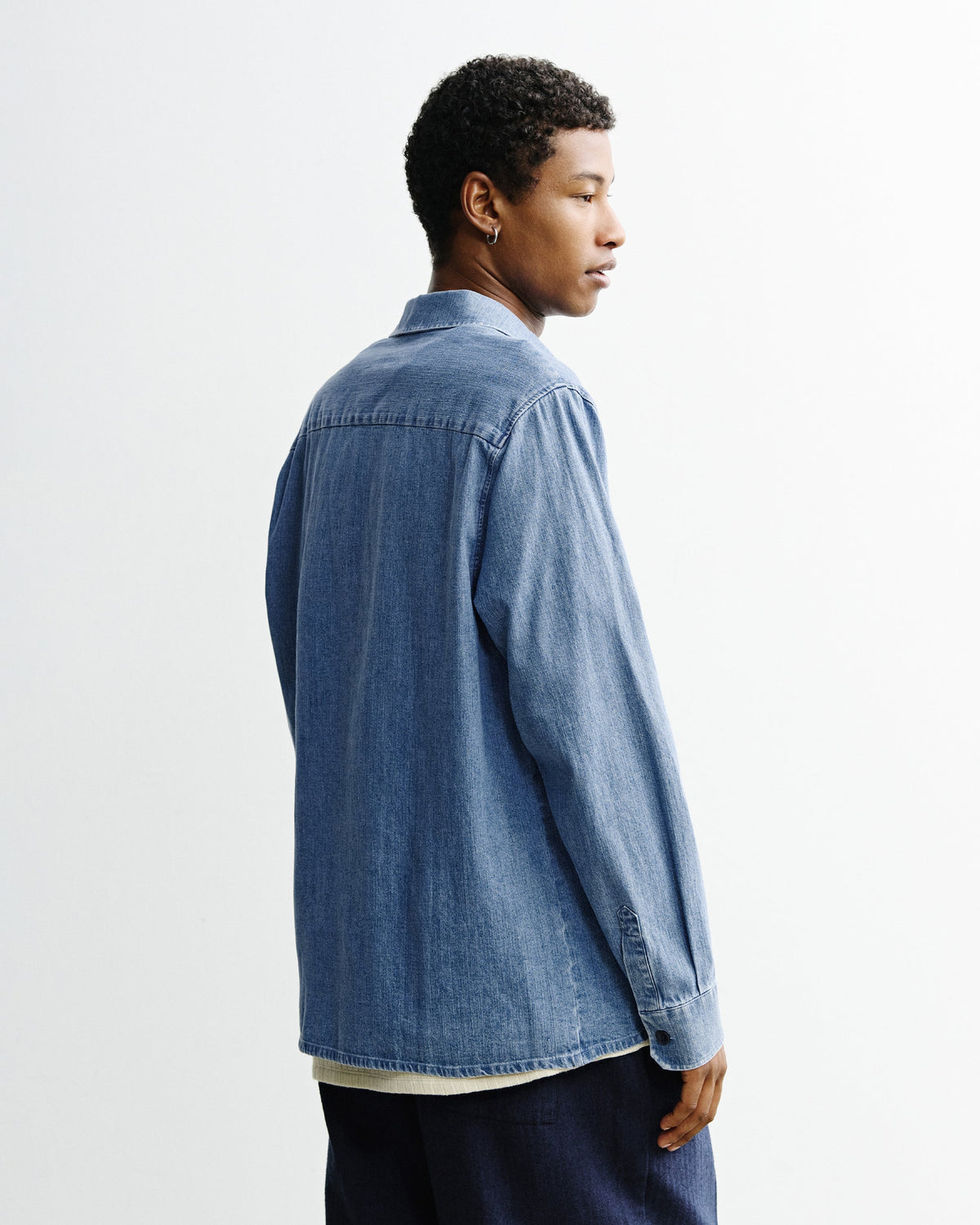 Blaues Hemd Denim aus Bio-Baumwolle von Rotholz