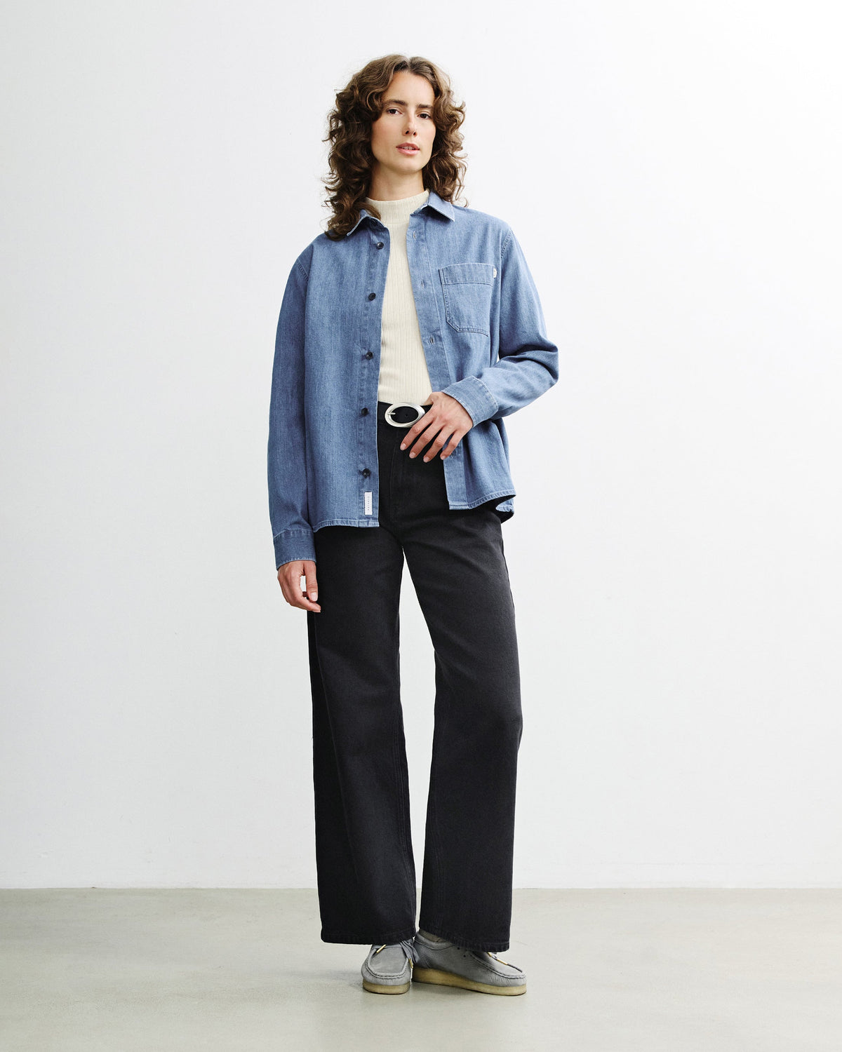 Blaues Hemd Denim aus Bio-Baumwolle von Rotholz