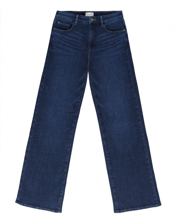Dunkelblaue Jeans DEW Flared aus Bio-Baumwolle von Dawn Denim