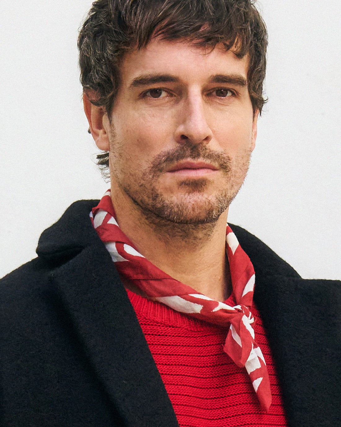 Rotes Bandana aus 100% Bio-Baumwolle von Rotholz