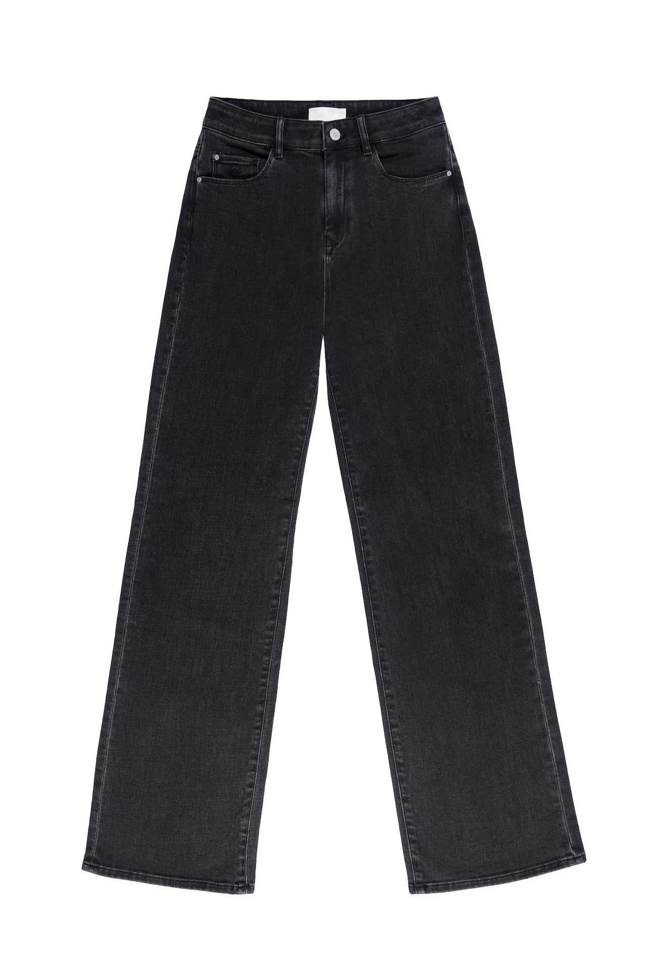 Black DEW Flared Classic jeans made from organic cotton by Dawn Denim