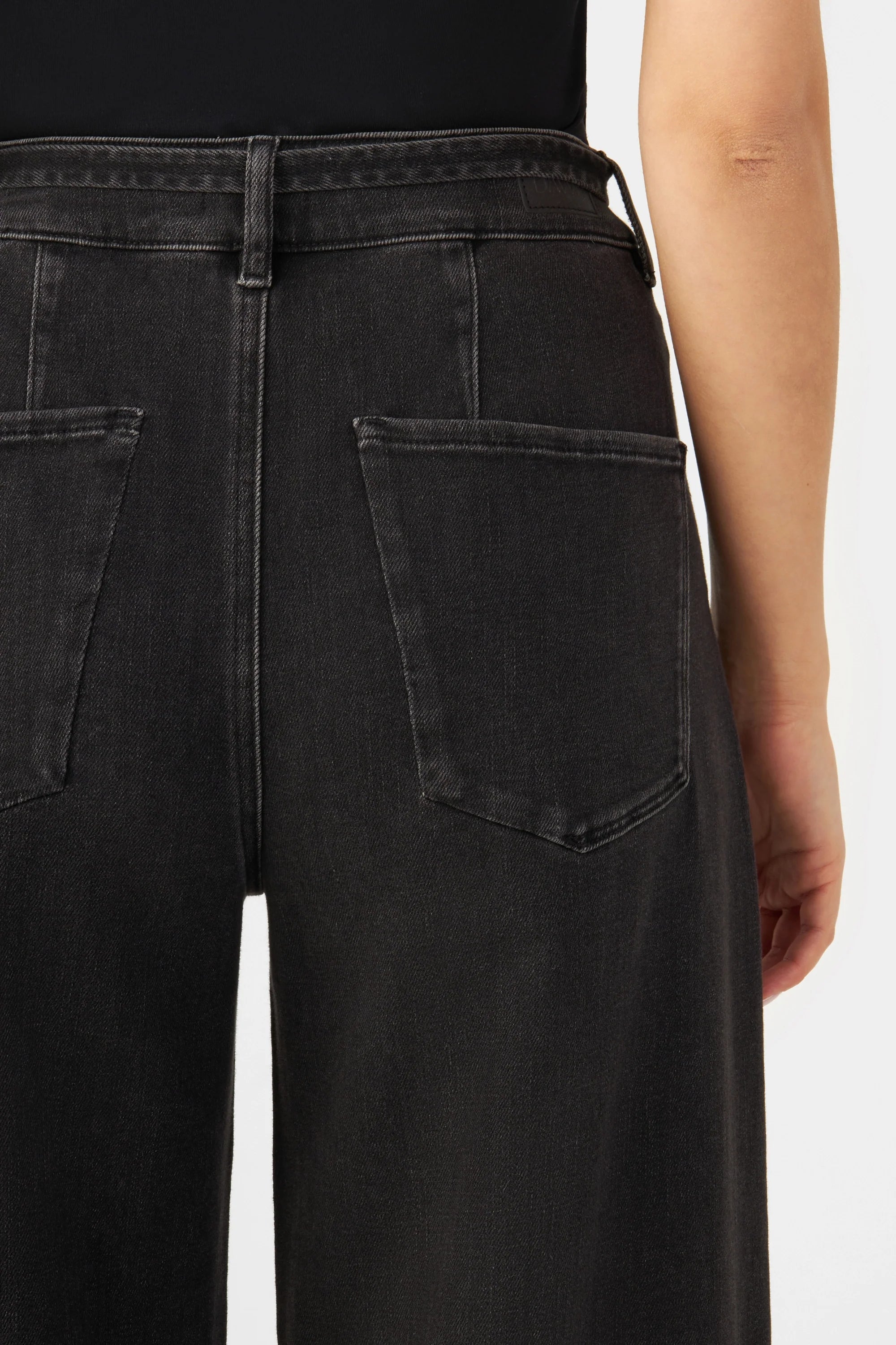 Black BLINK jeans made from organic cotton by Dawn Denim