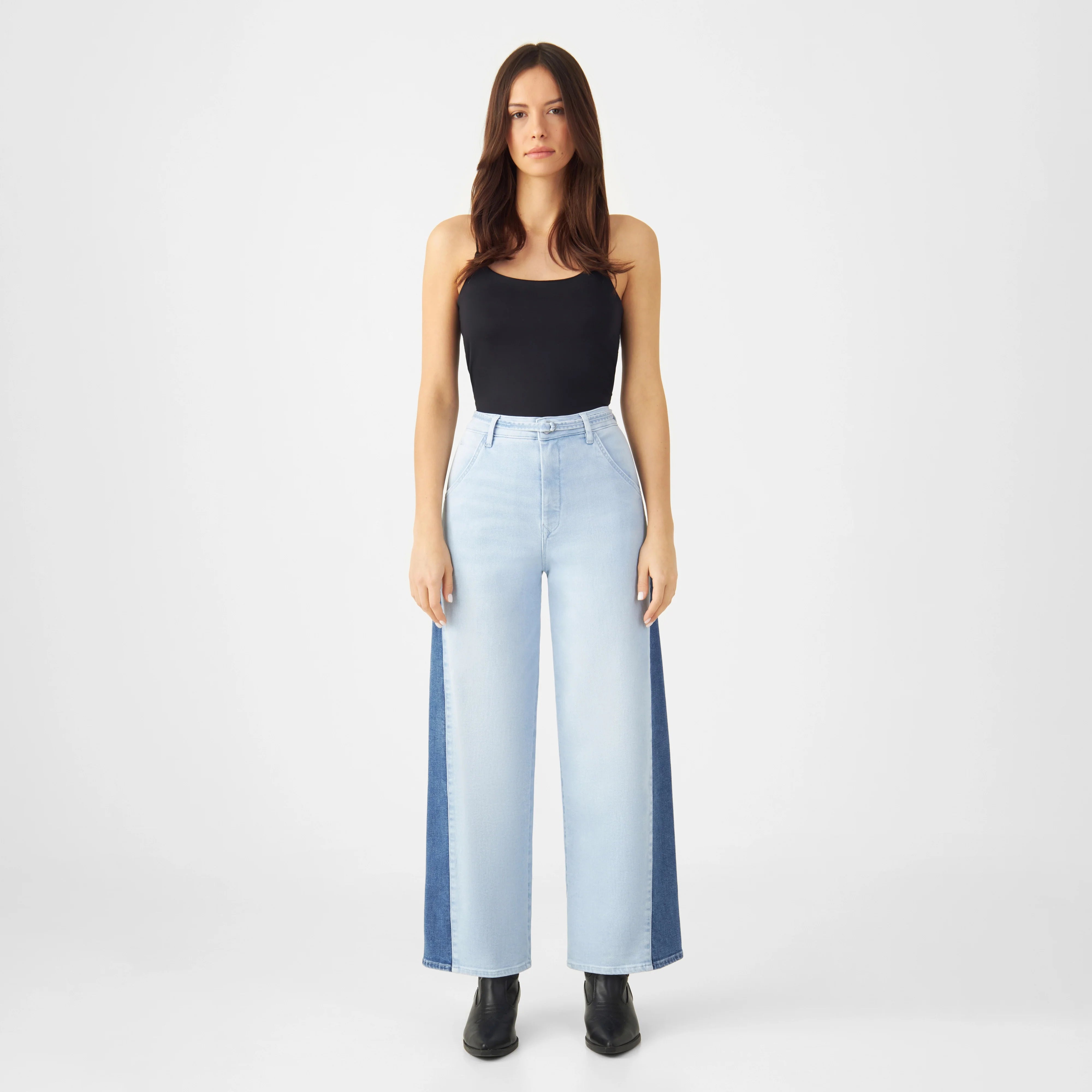 Light blue BLINK jeans made from organic cotton by Dawn Denim