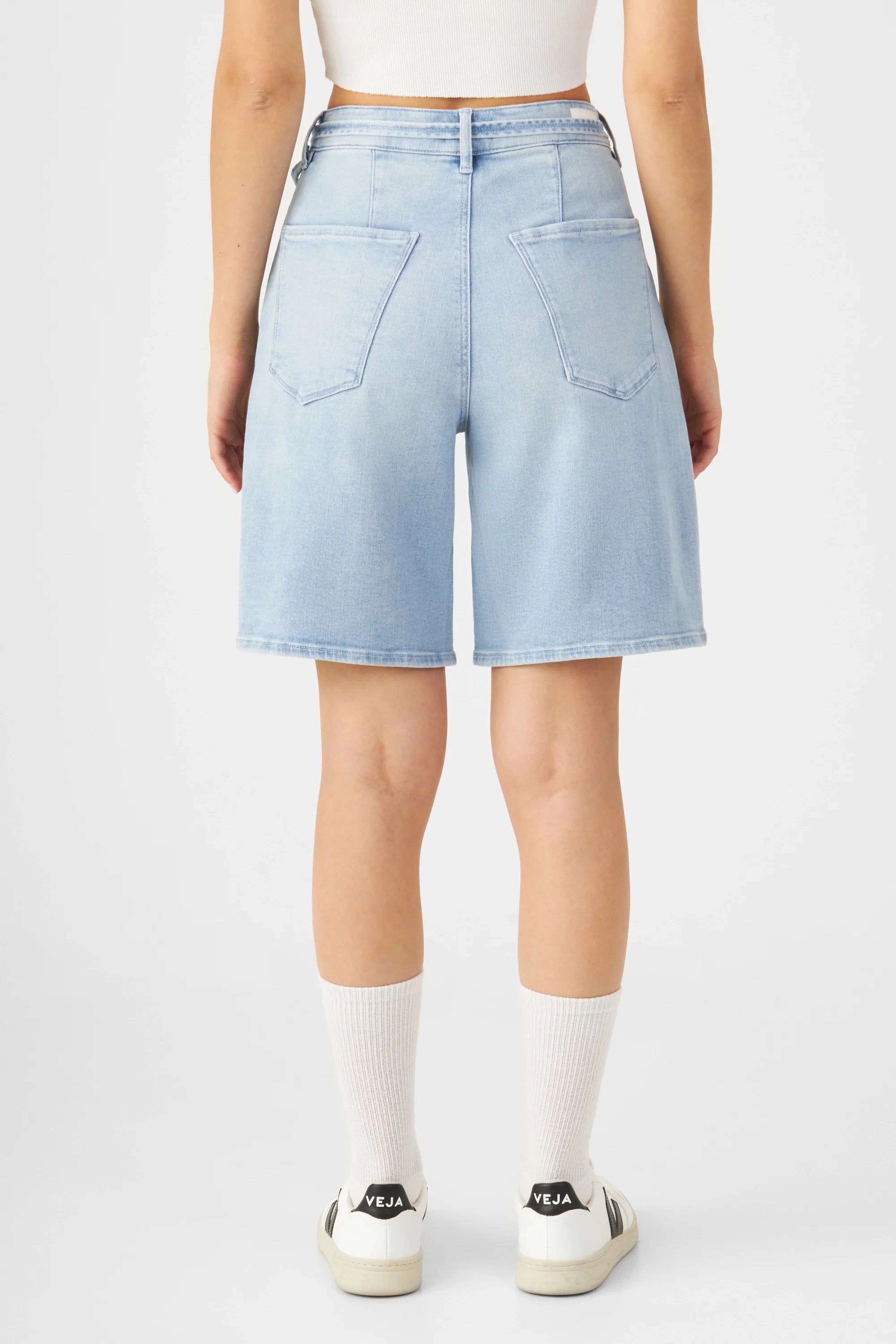 Light blue denim shorts BLINKY made of organic cotton by Dawn Denim