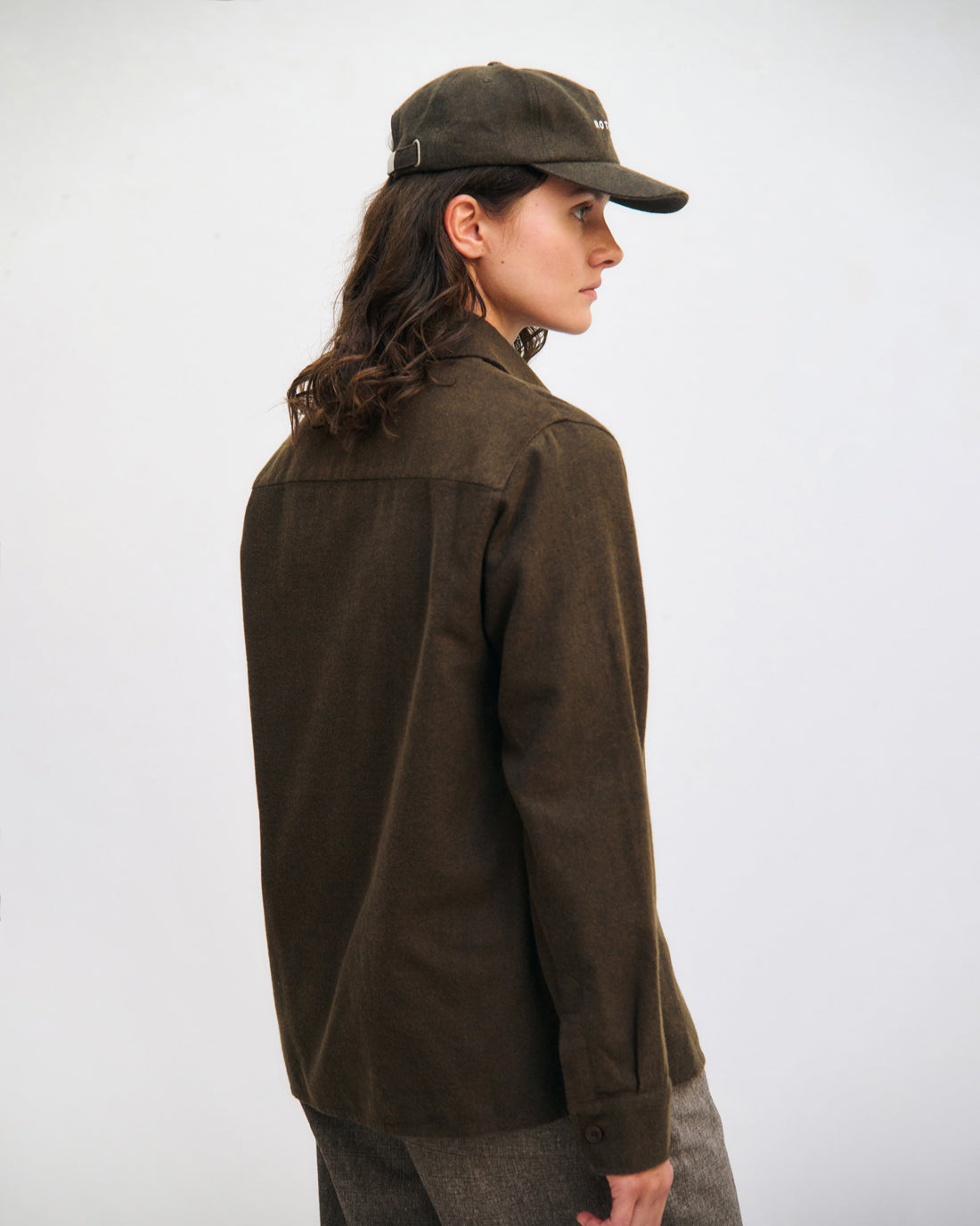 Braunes Flanellhemd aus 100% Bio-Baumwolle von Rotholz