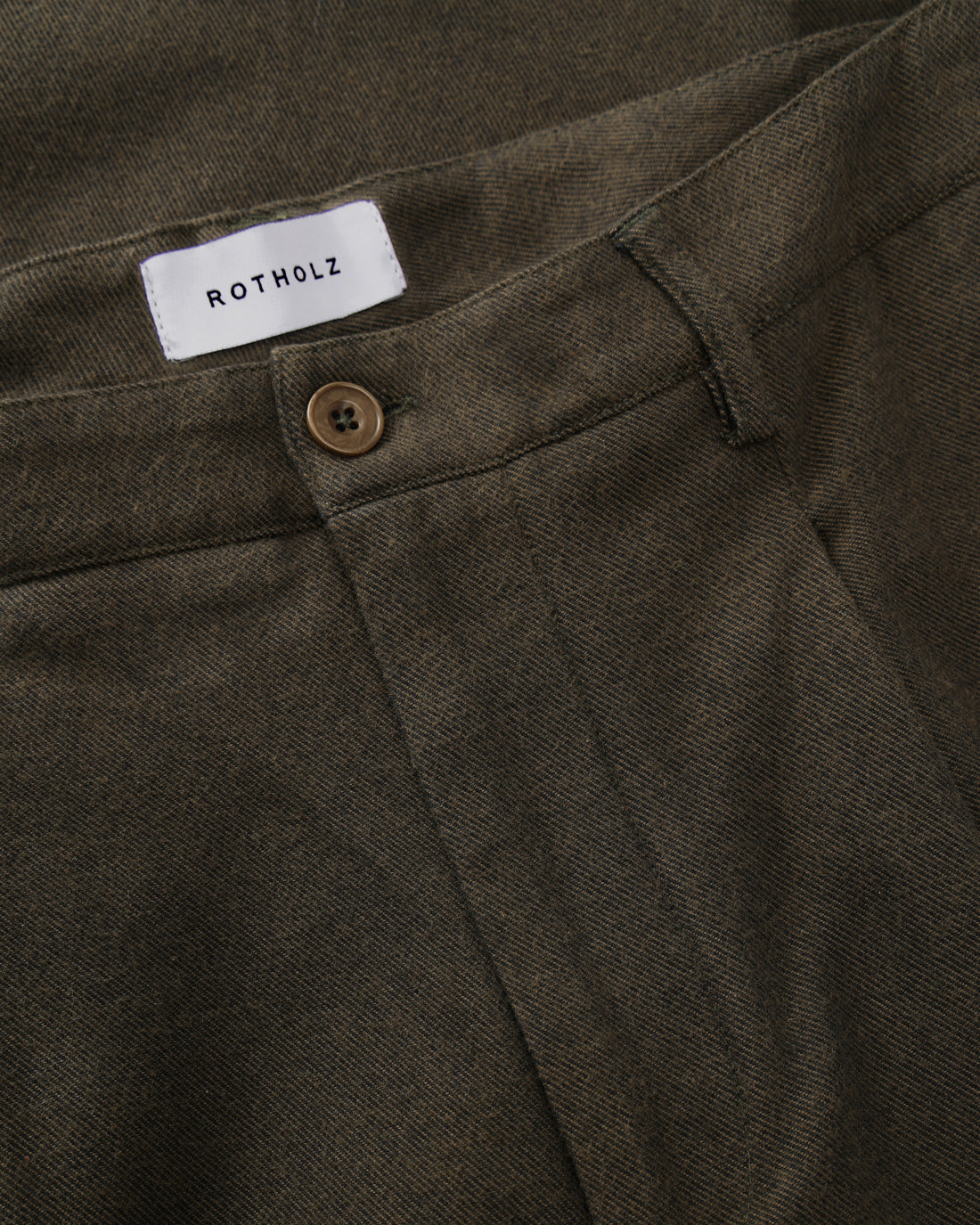 Braune Flanell Hose aus 100% Bio-Baumwolle von Rotholz