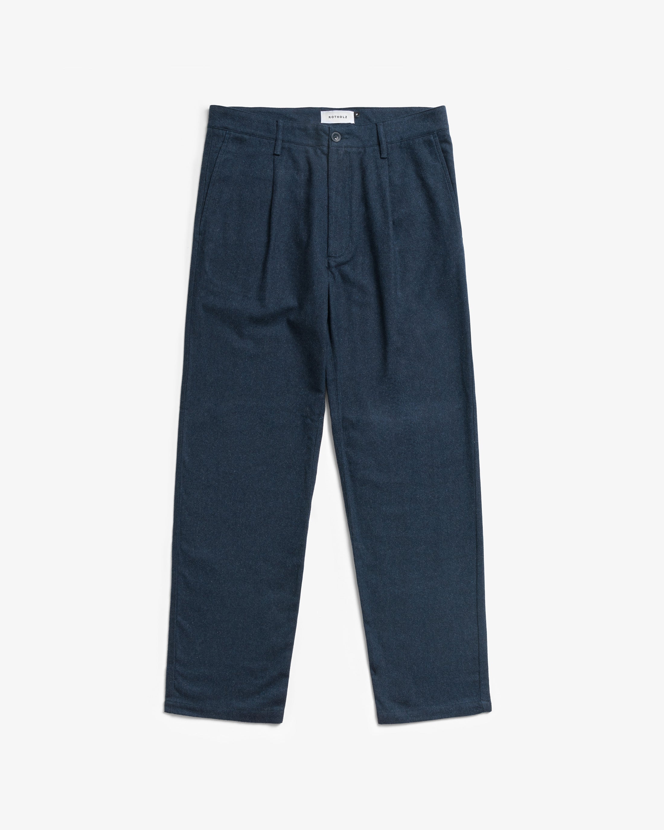 Dunkelblaue Flanellhose Everyday aus 100% Bio-Baumwolle von Rotholz