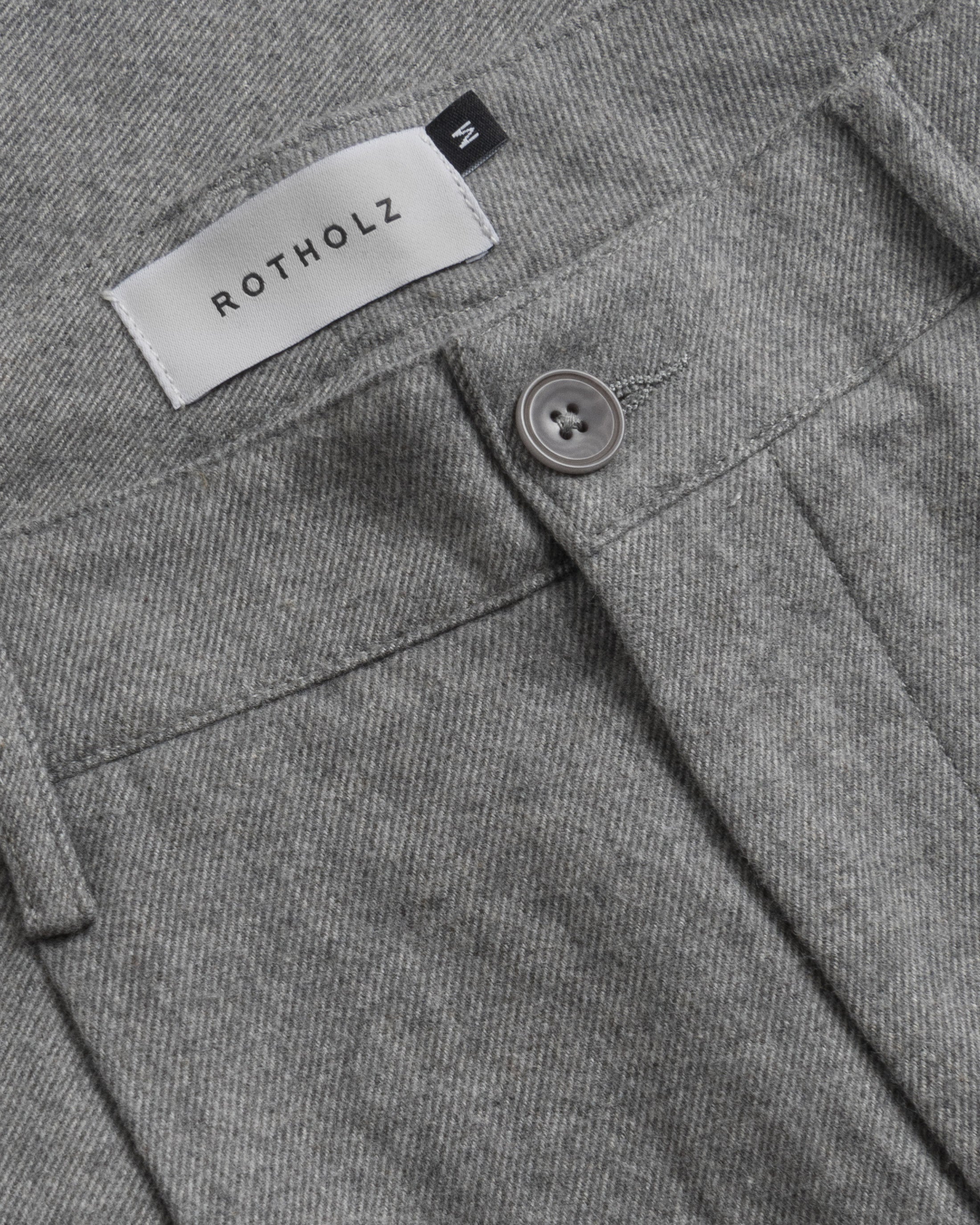Graue Flanellhose Everyday aus 100% Bio-Baumwolle von Rotholz