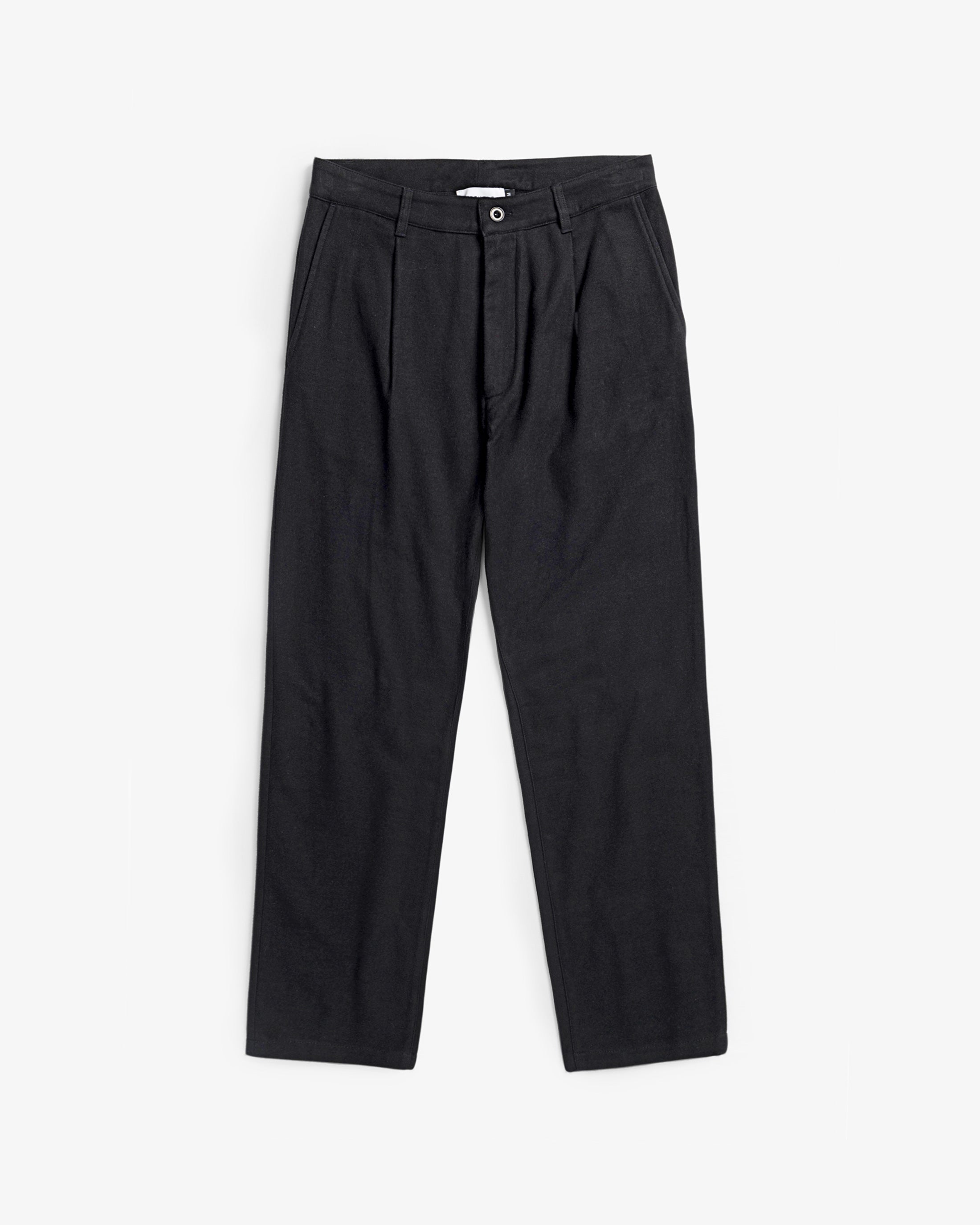 Schwarze Flanellhose Everyday aus 100% Bio-Baumwolle von Rotholz