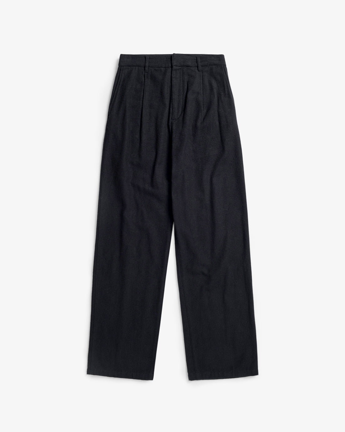 Schwarze Flanell-Hose aus 100% Bio-Baumwolle von Rotholz